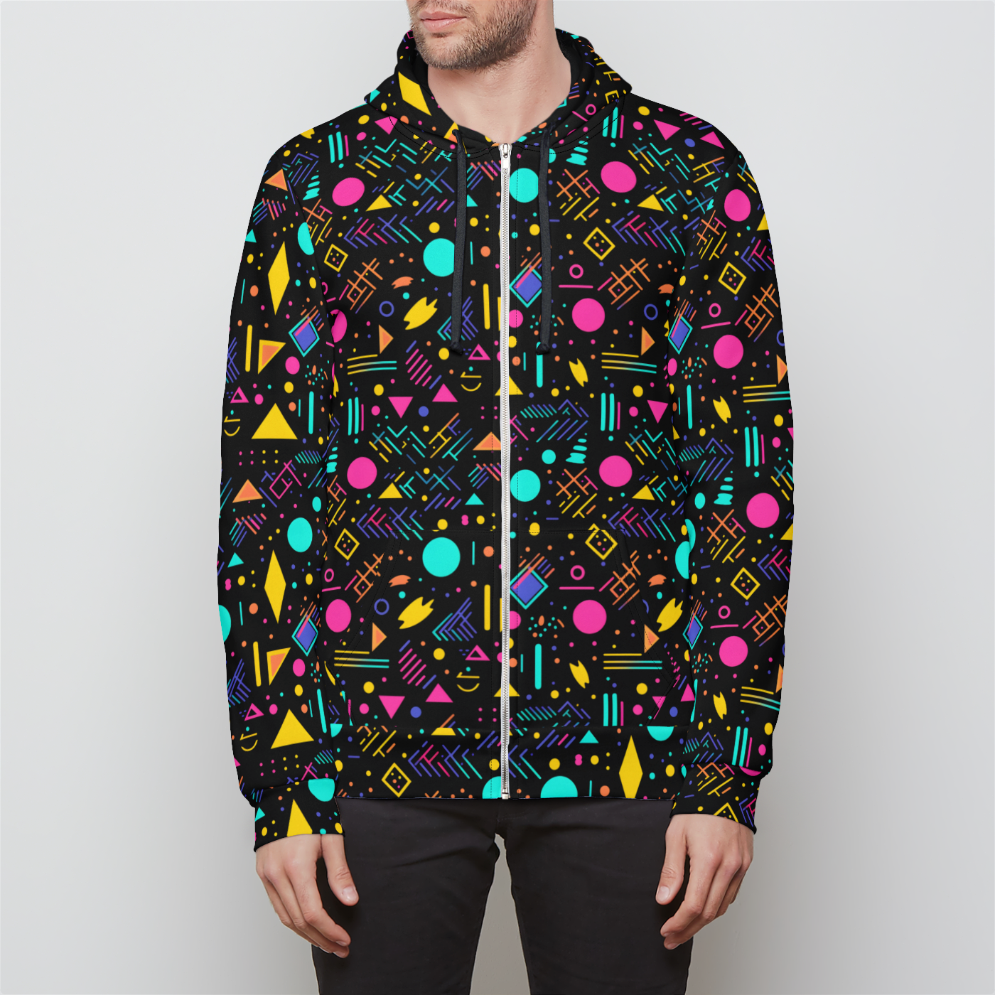 Chroma Chameleon Unisex Zip-Up Hoodie