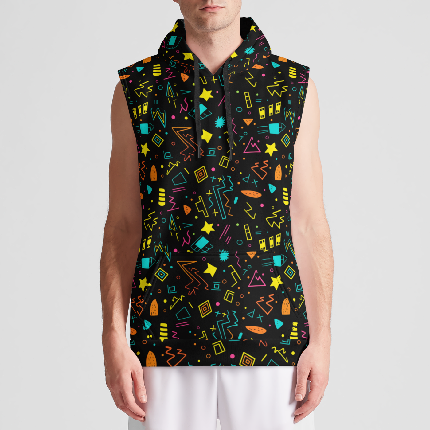 Trance Trek Sleeveless Pullover Hoodie