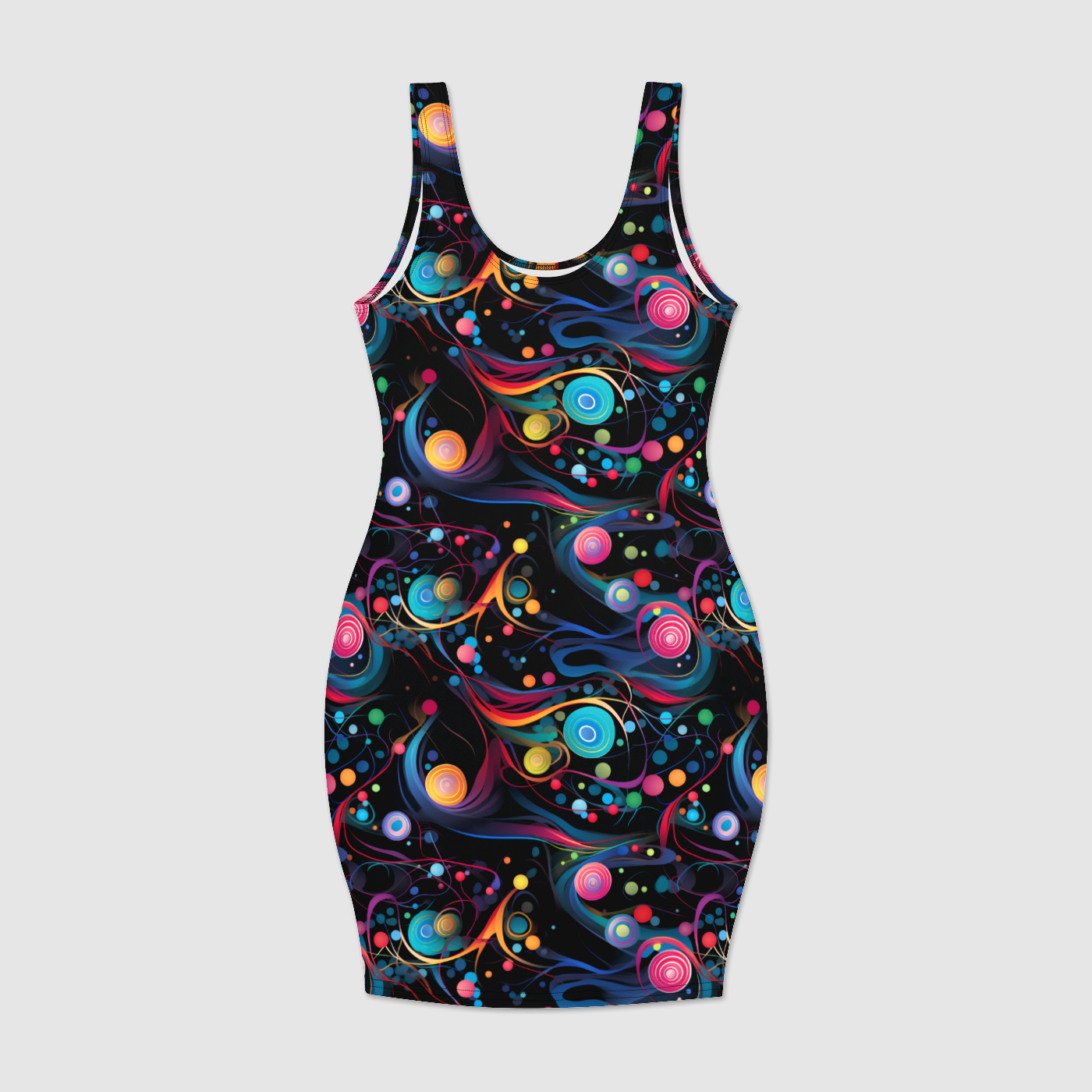 Whirling Wonderland Bodycon Dress