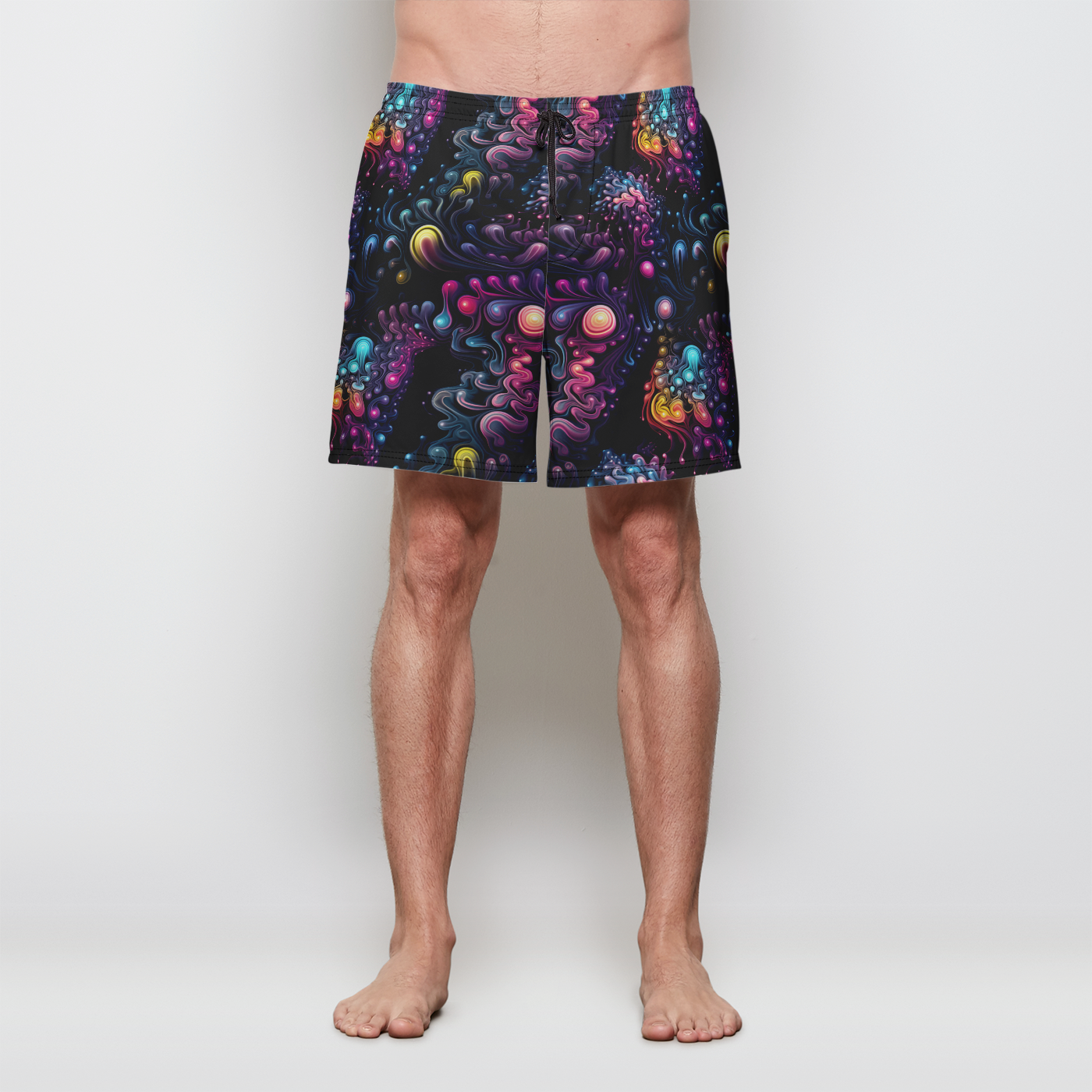 Kaleidoscopic Kinesis Men's Swim Shorts