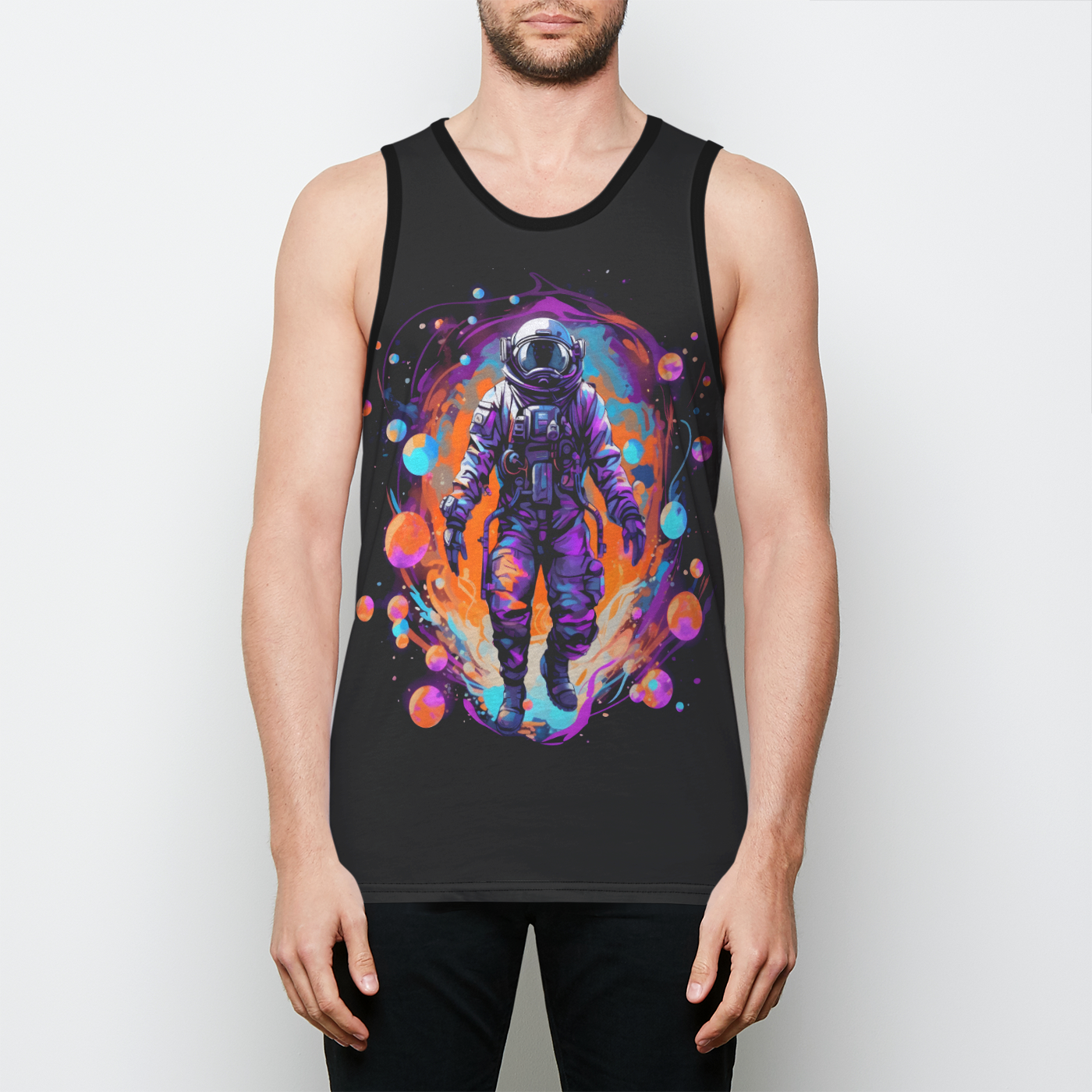 Space Age Style Men's Tank