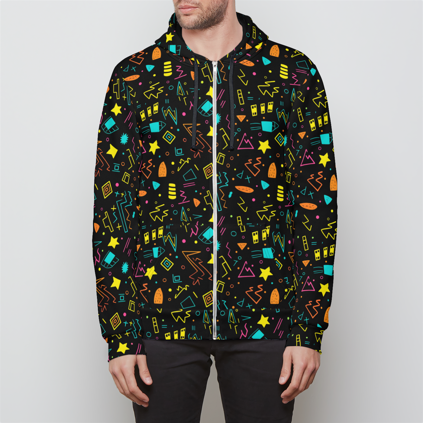 Trance Trek Unisex Zip-Up Hoodie