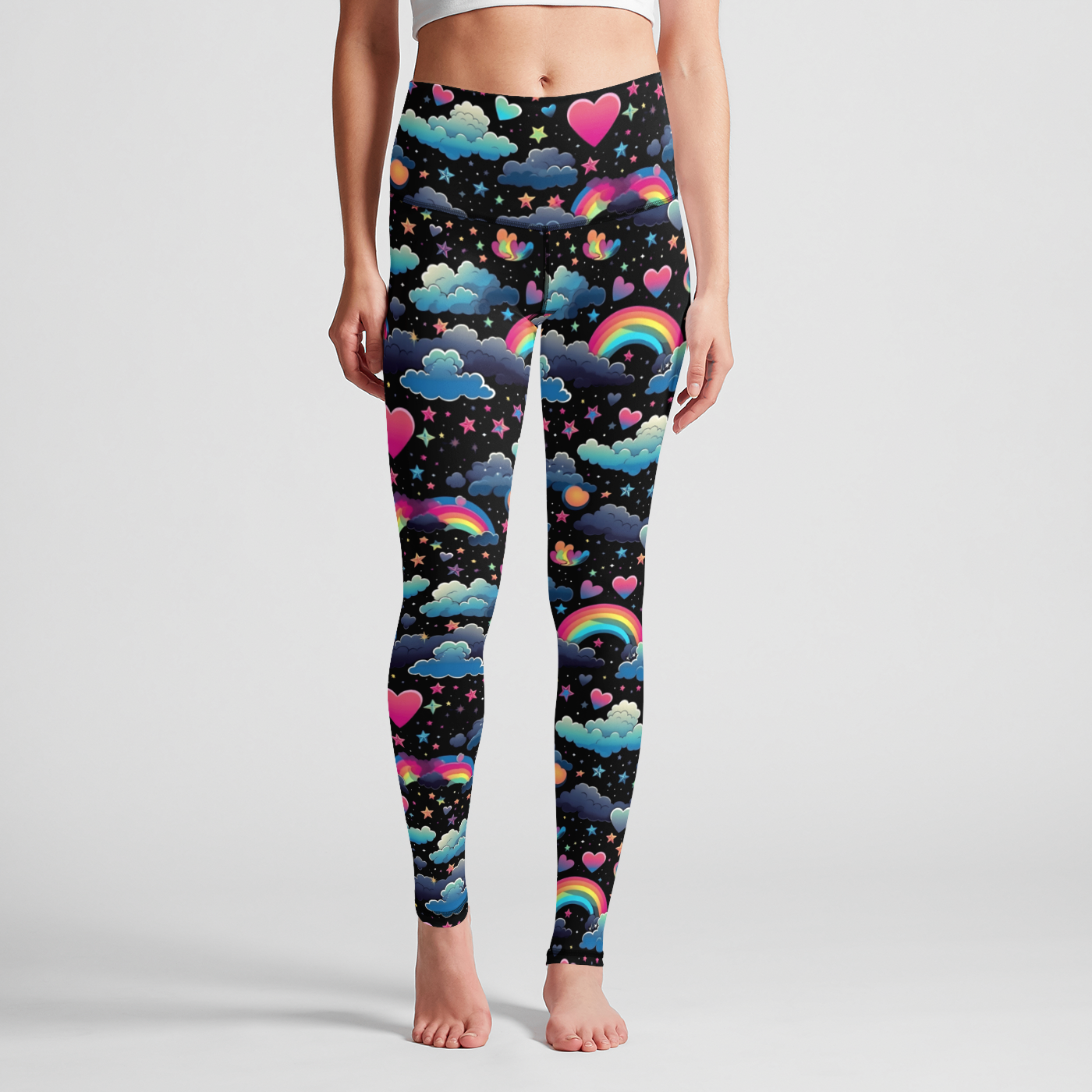 Rainbow Affection High Waist Leggings