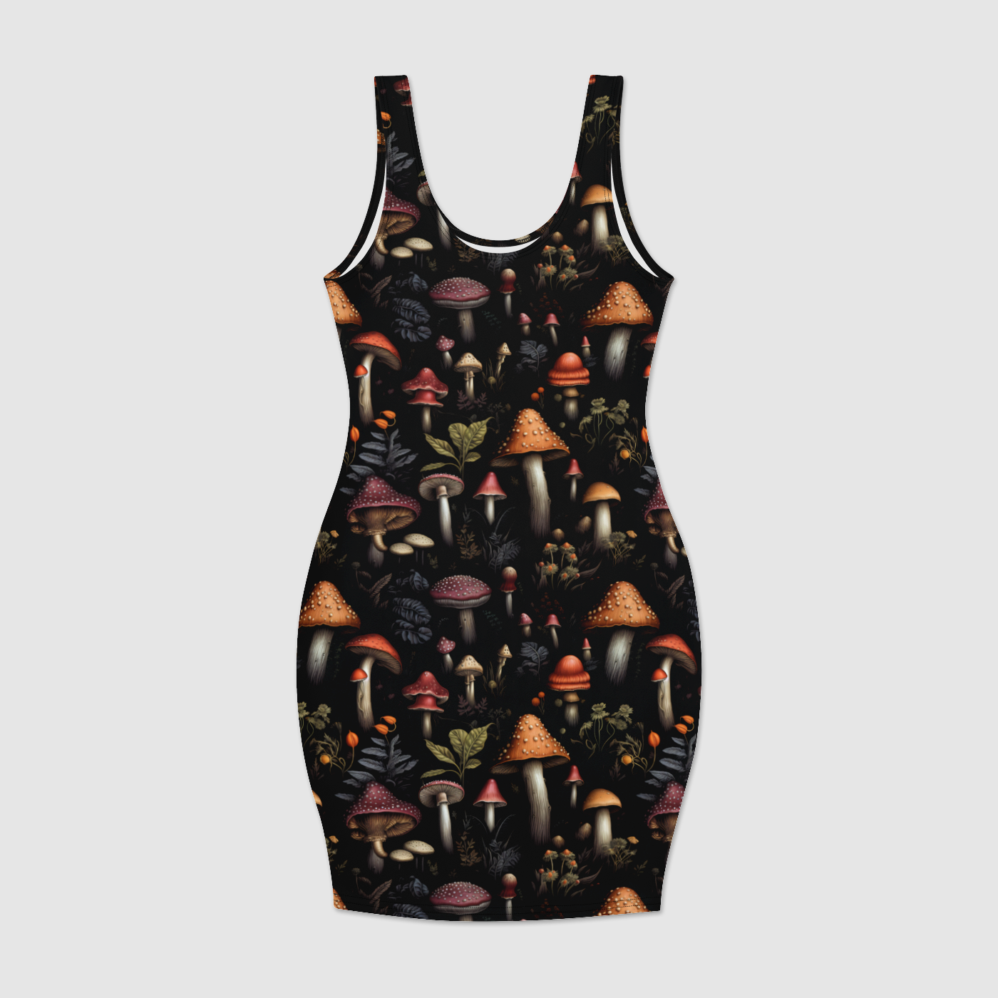 Trippy Toadstools Bodycon Dress