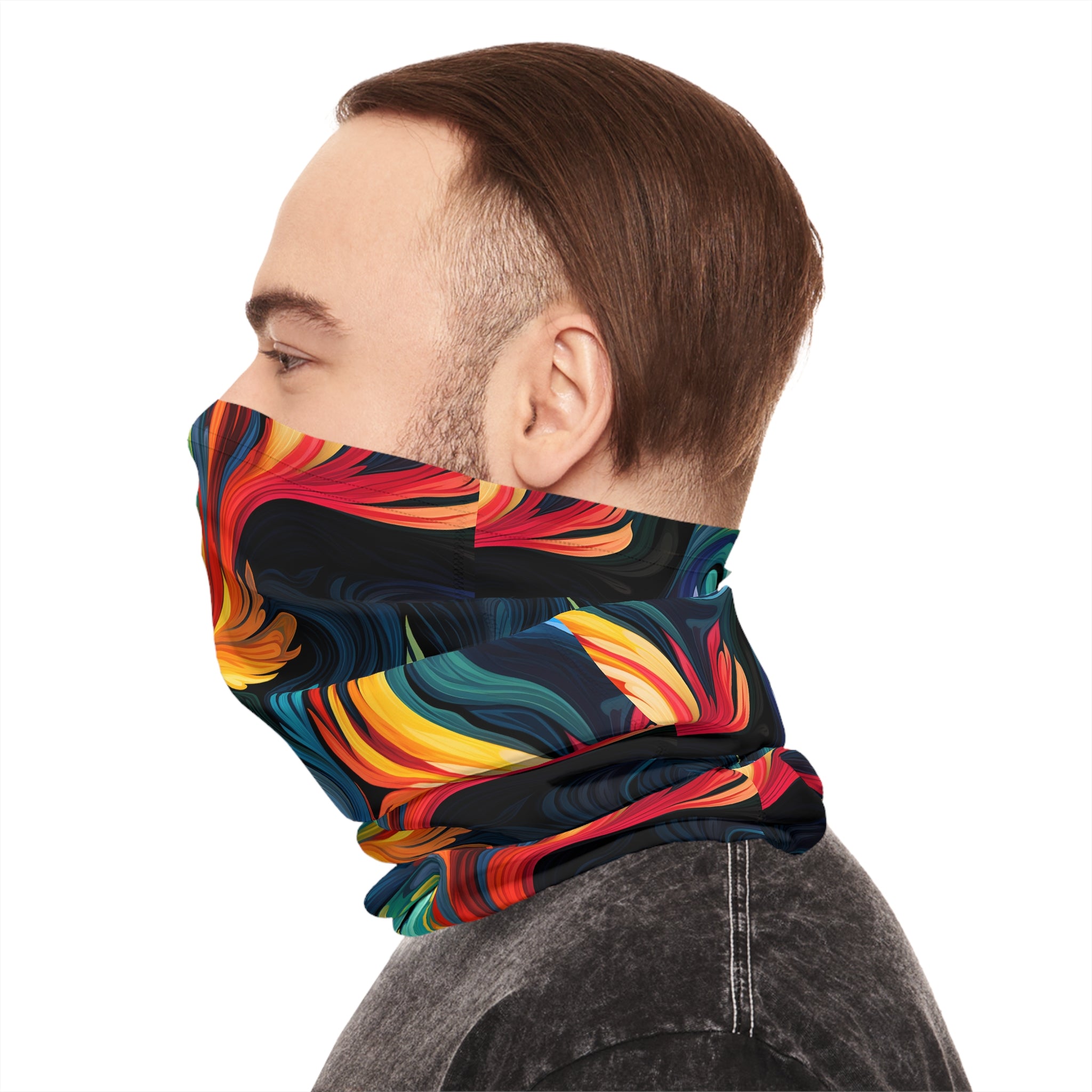 Technicolor Tranquility Bandana Rave Mask