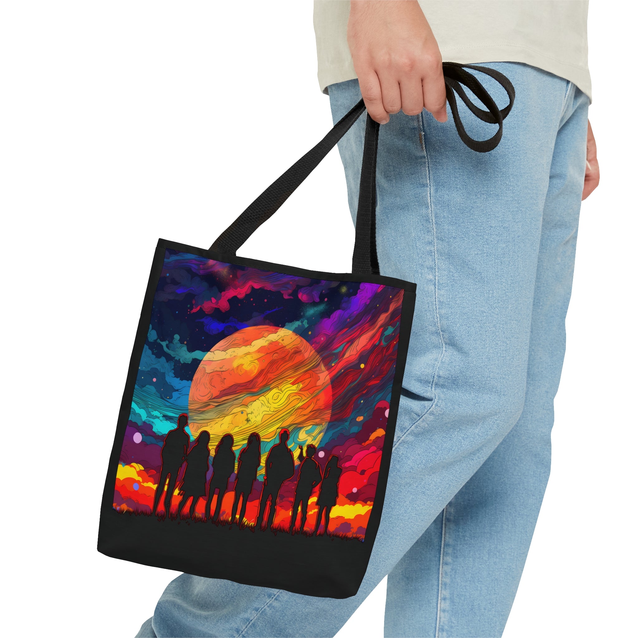 Galactic Wanderers Tote Bag