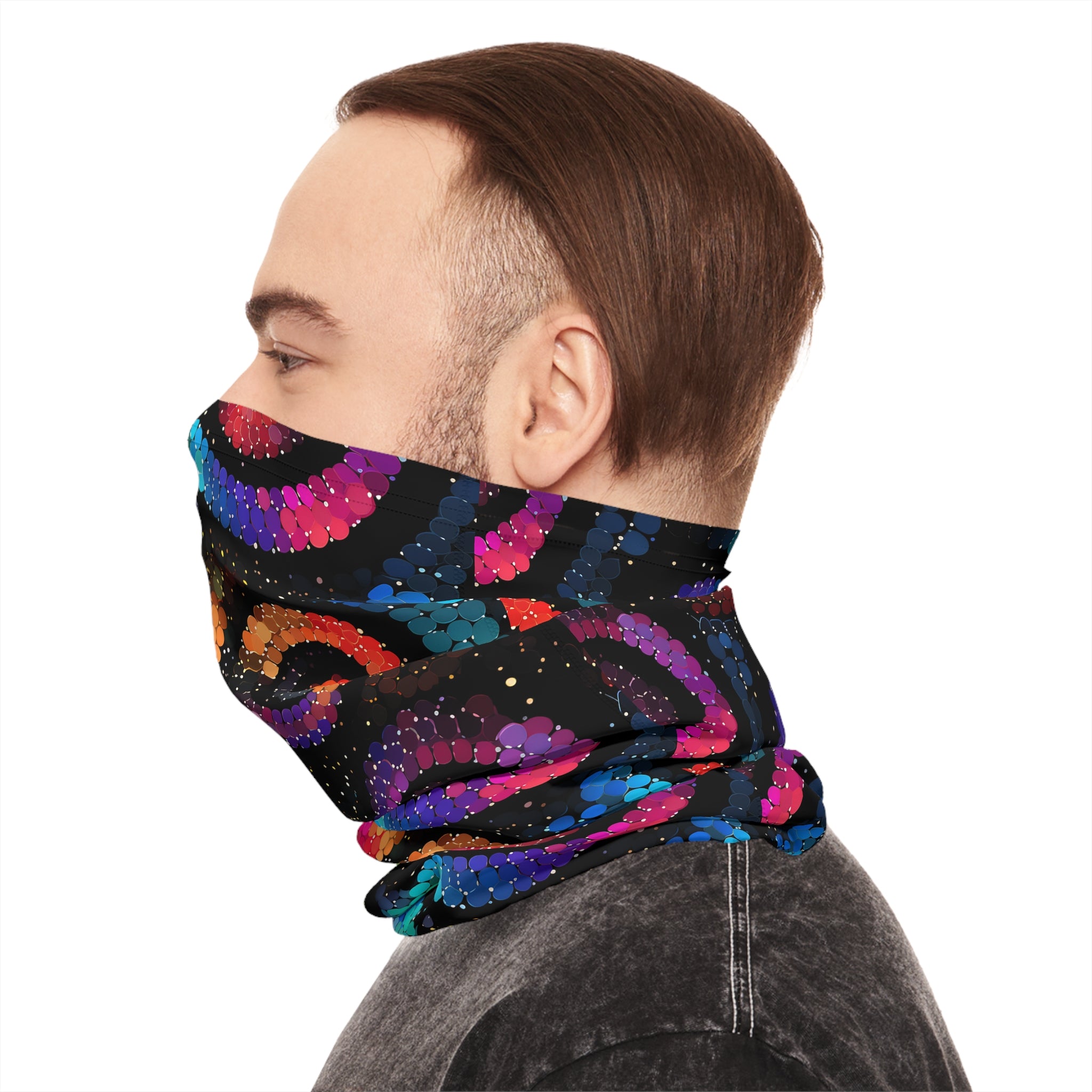 Swirling Serenade Bandana Rave Mask