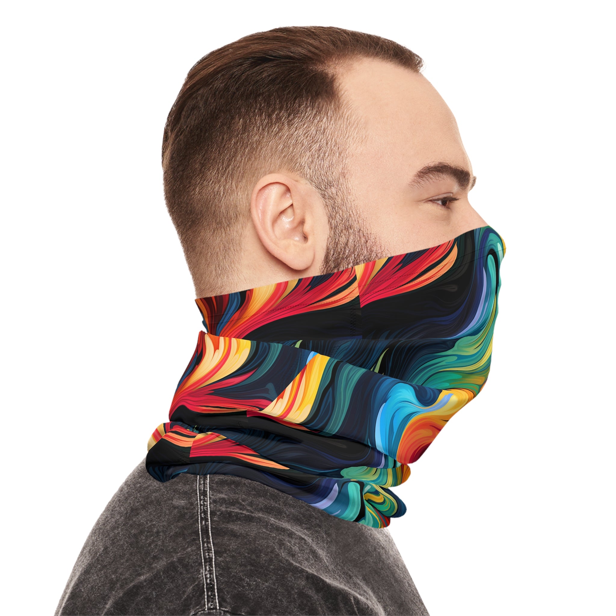 Technicolor Tranquility Bandana Rave Mask