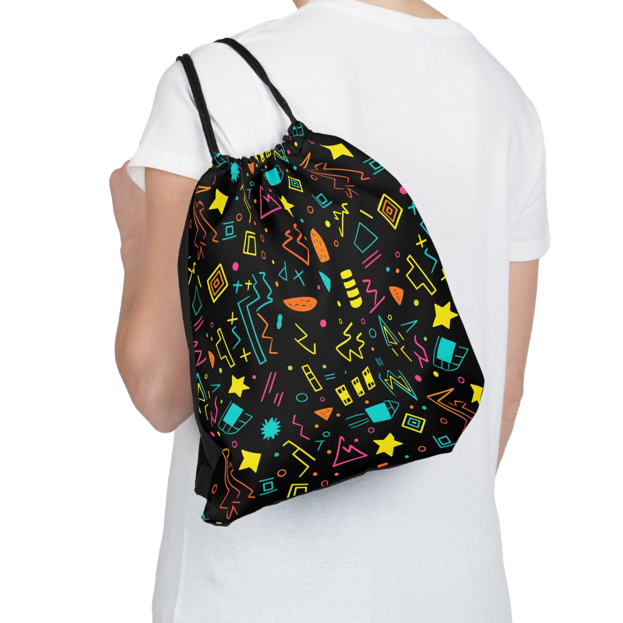 Trance Trek Drawstring Bag