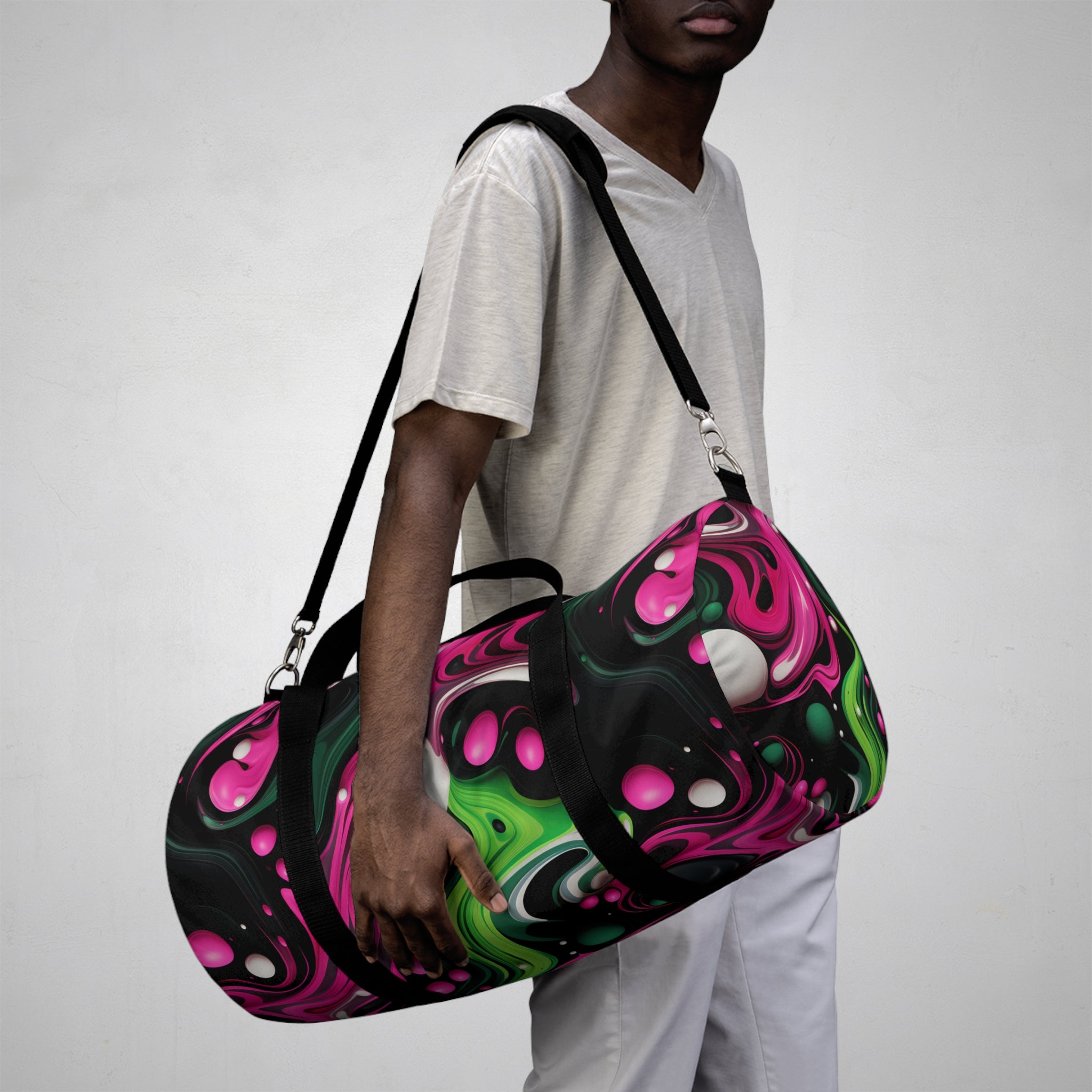 Luminescent Labyrinth Duffel Bag