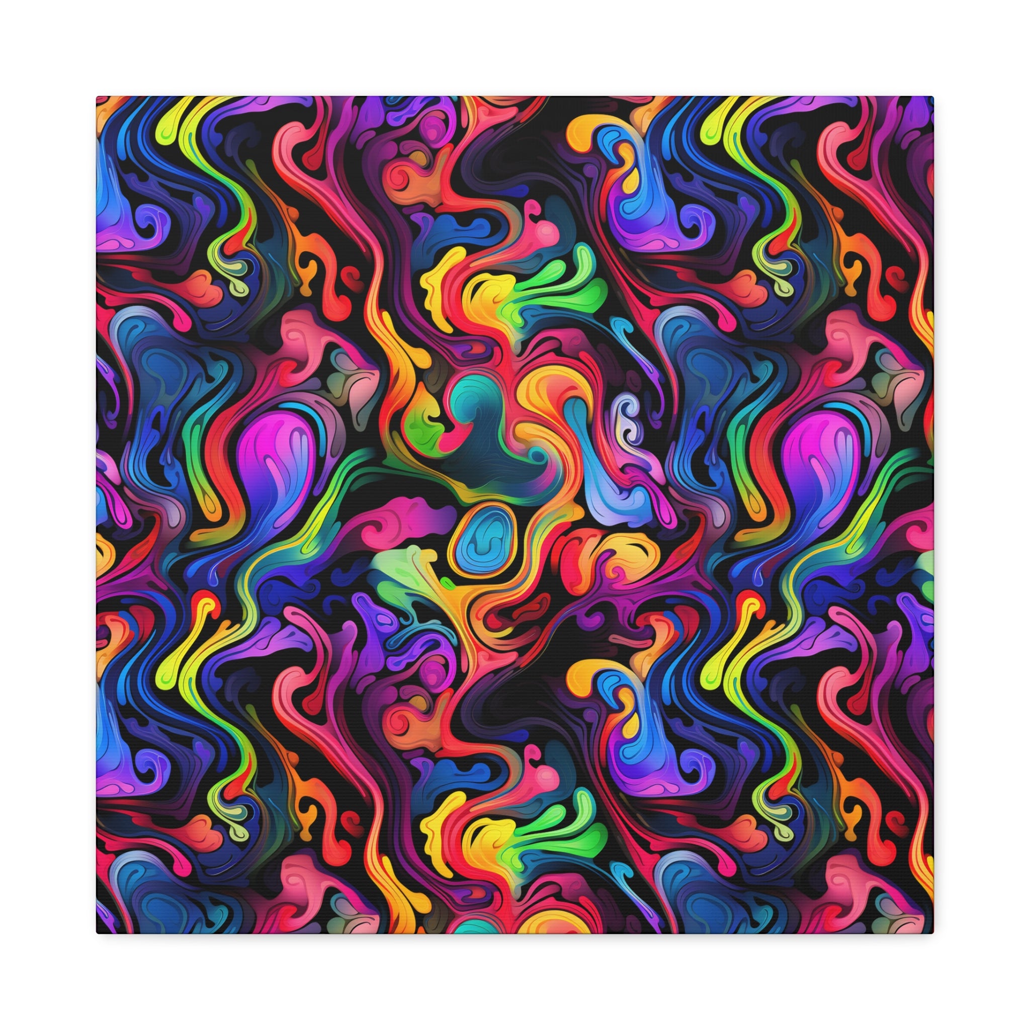 Psychedelic Whirlwind Canvas Print Art