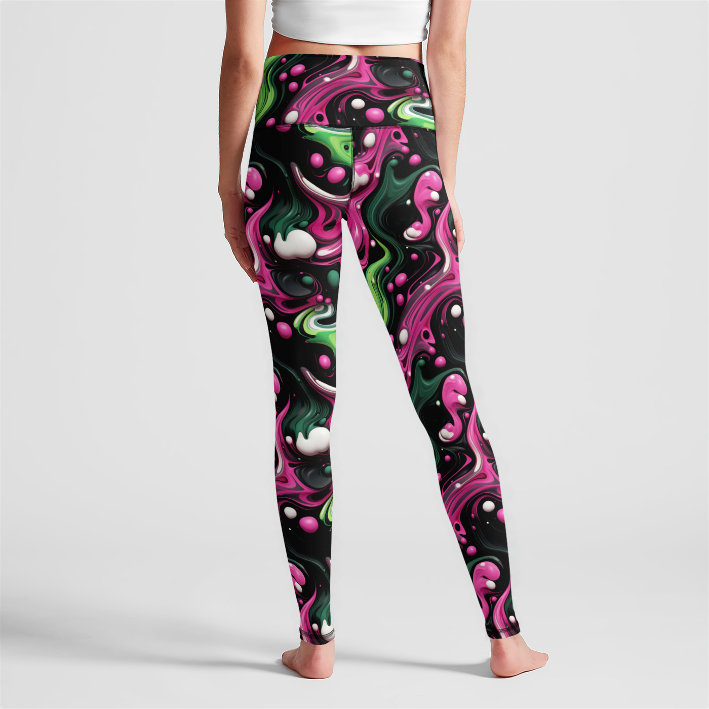 Luminescent Labyrinth High Waist Leggings