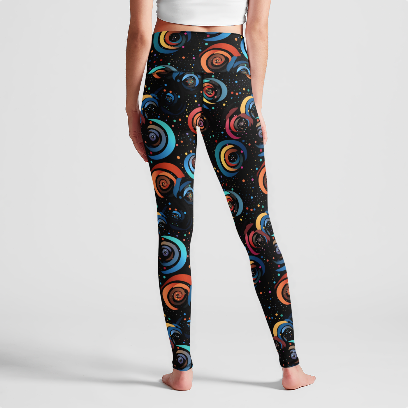 Spiral Spectrum High Waist Leggings