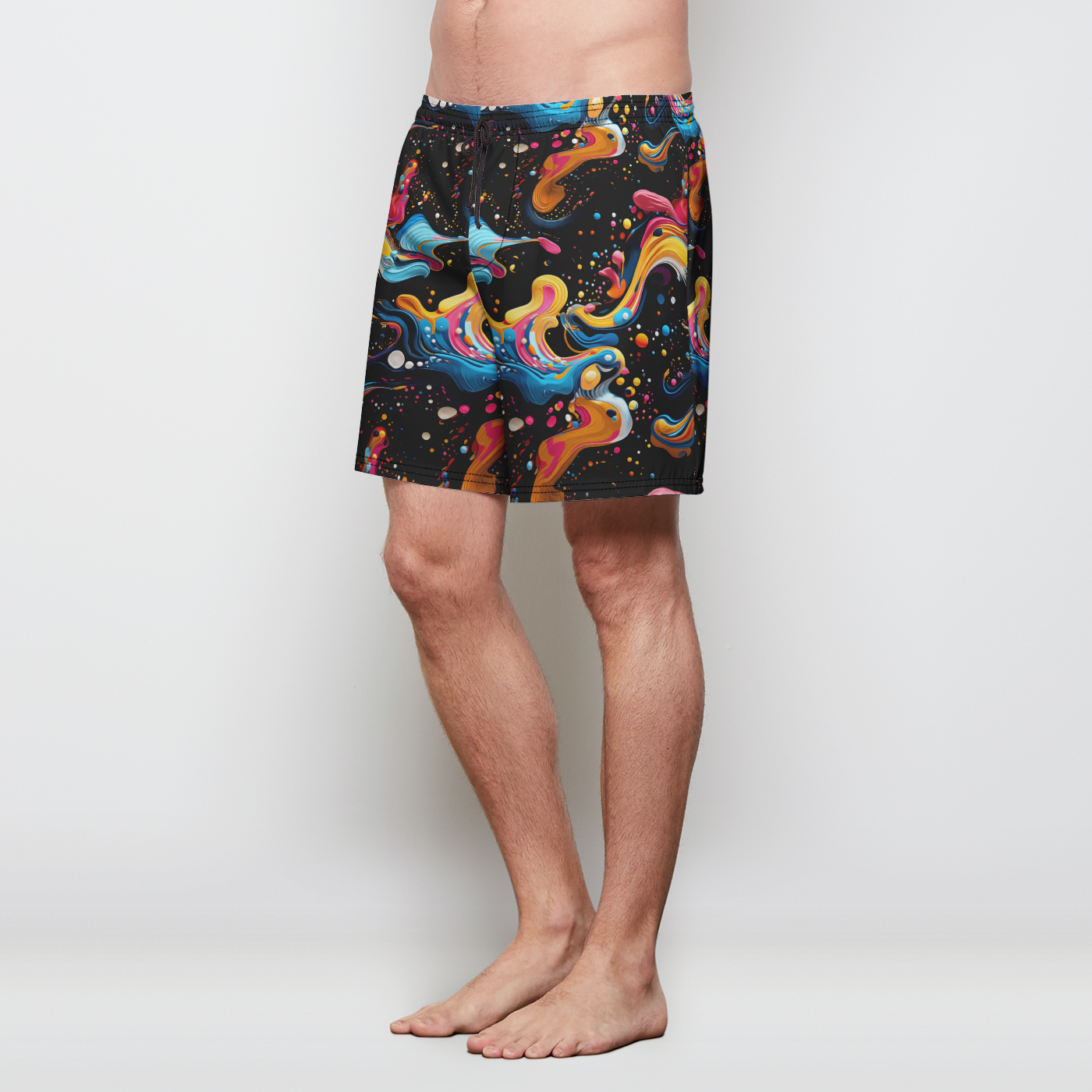 Trippy Tidal Wave Men's Swim Shorts