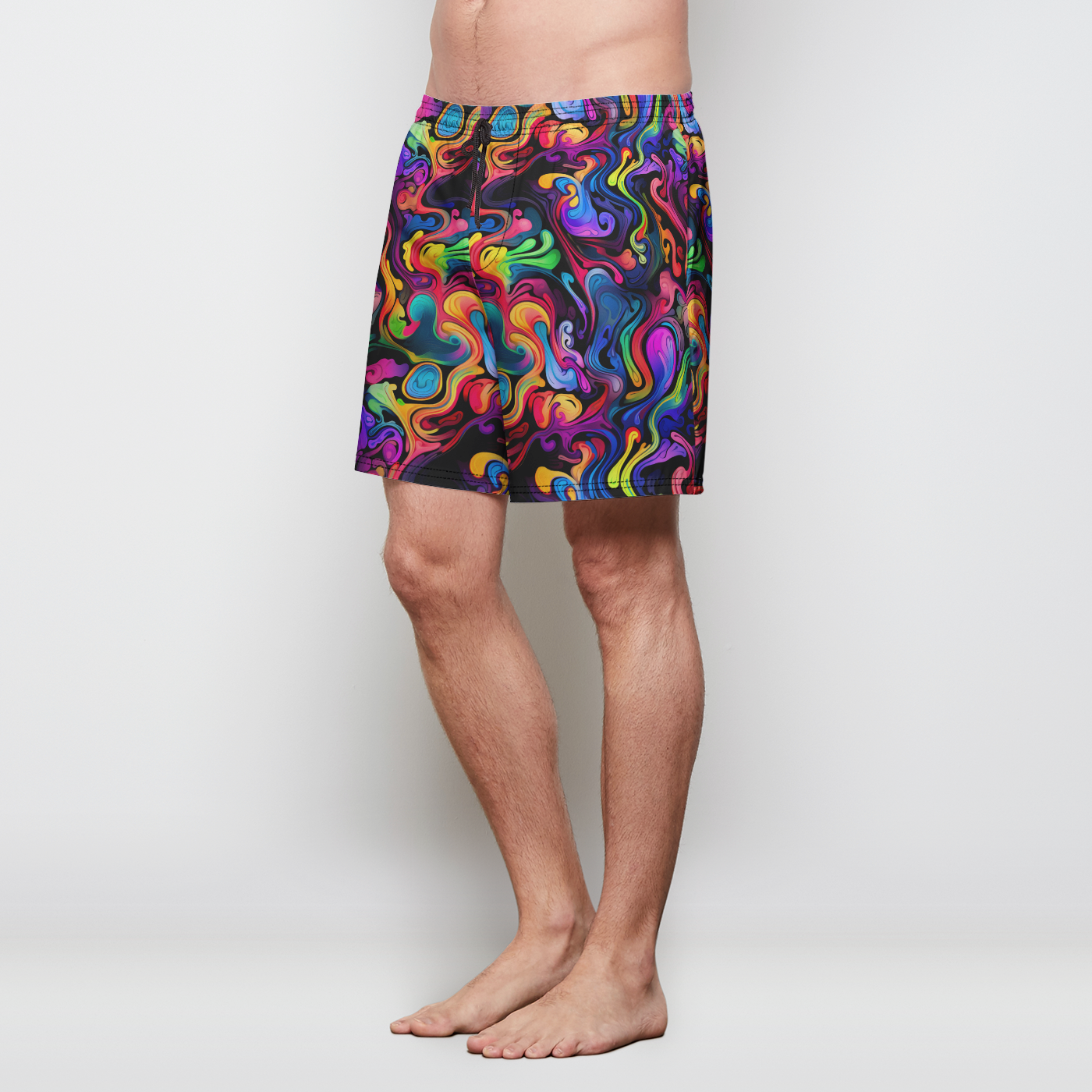 Psychedelic Whirlwind Men's Swim Shorts