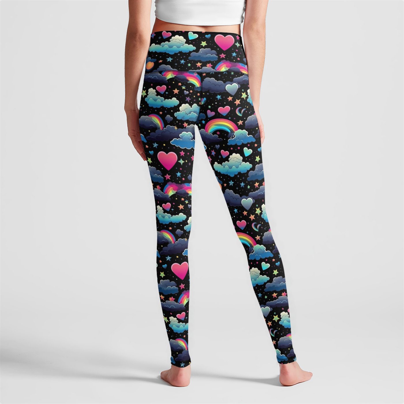 Rainbow Affection High Waist Leggings