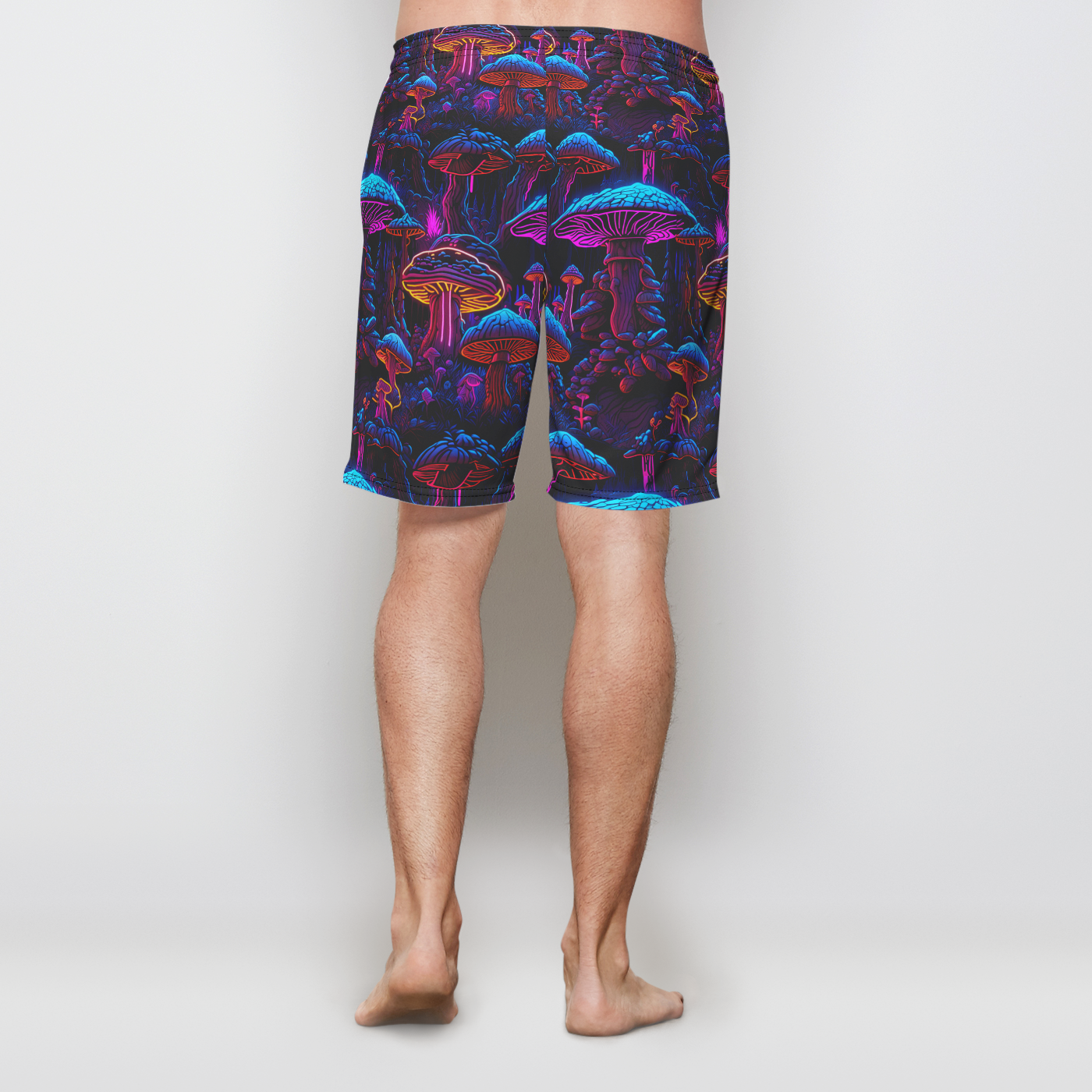 Neon Mushroom Meltdown Men's Shorts