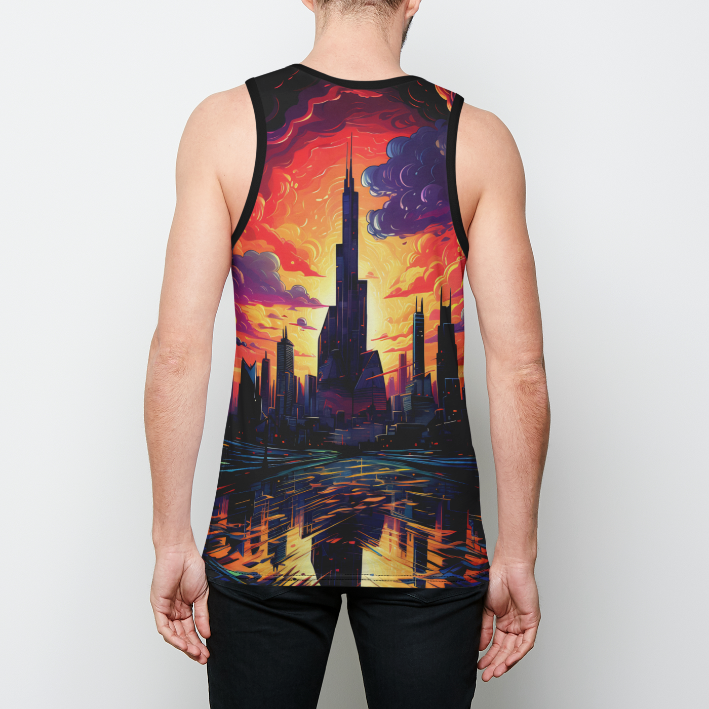 Techno Horizons Men's Tank