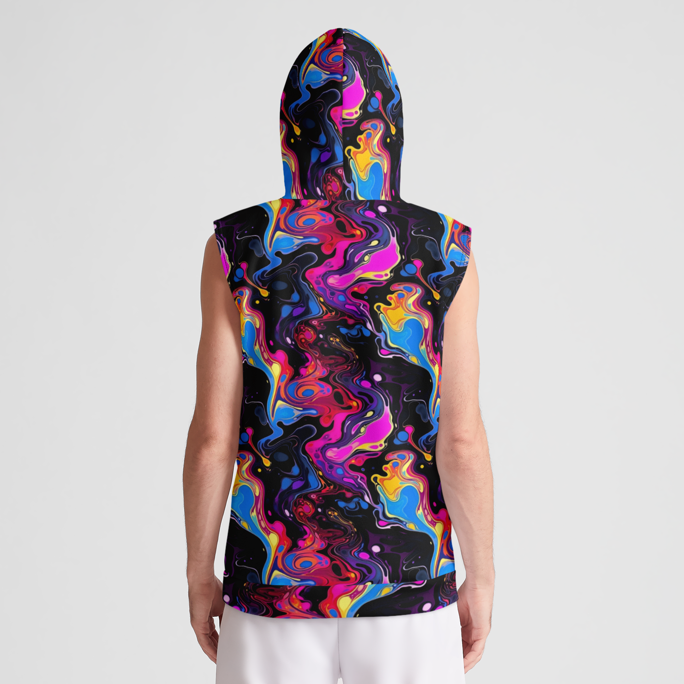 Trance Tornado Sleeveless Pullover Hoodie