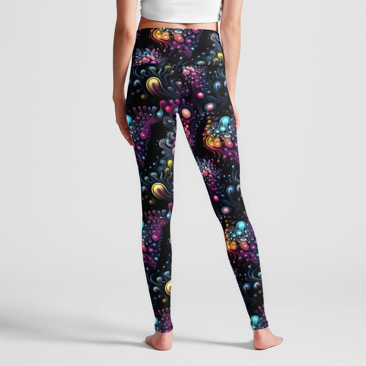 Kaleidoscopic Kinesis High Waist Leggings