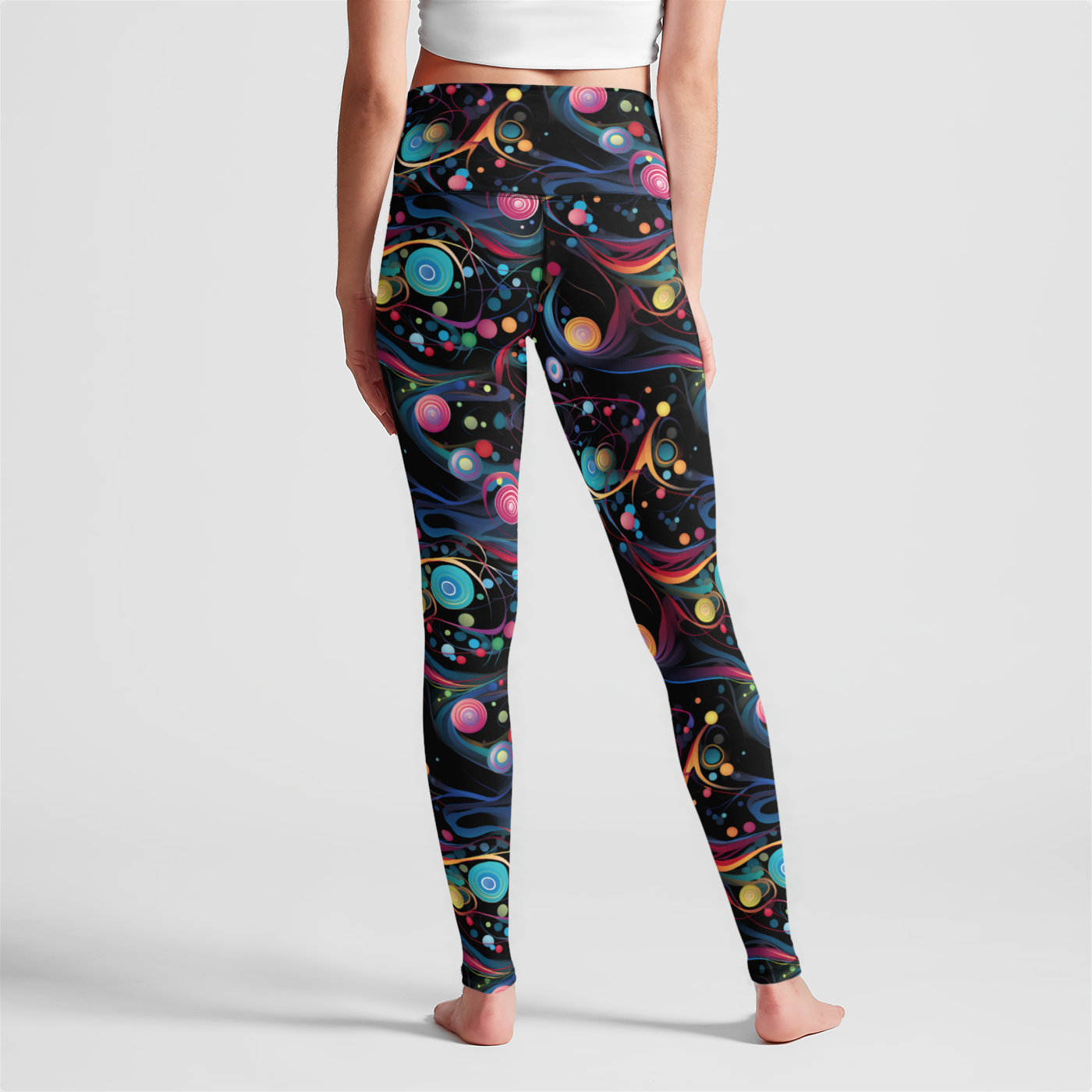 Whirling Wonderland High Waist Leggings