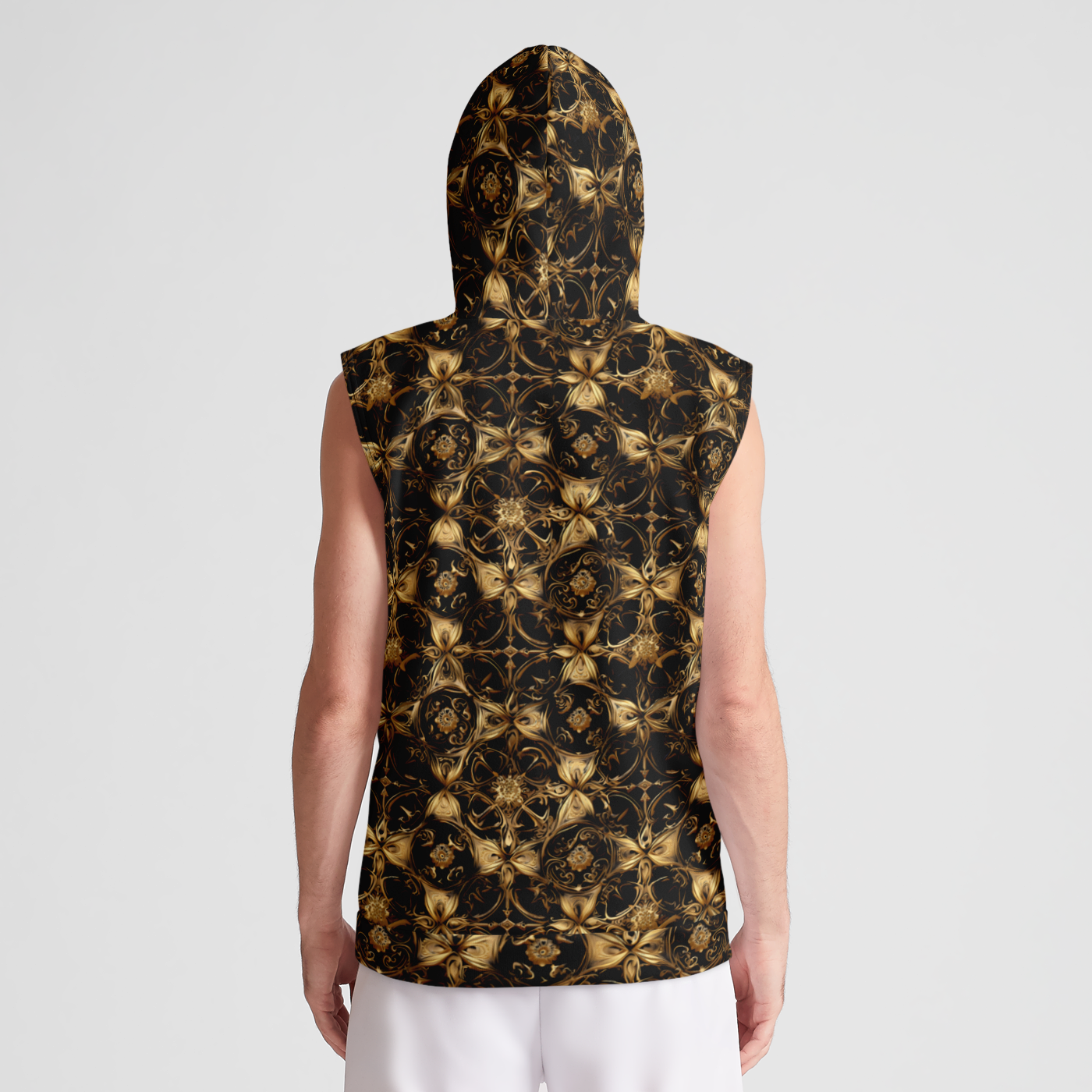 Victorian Vogue Sleeveless Pullover Hoodie