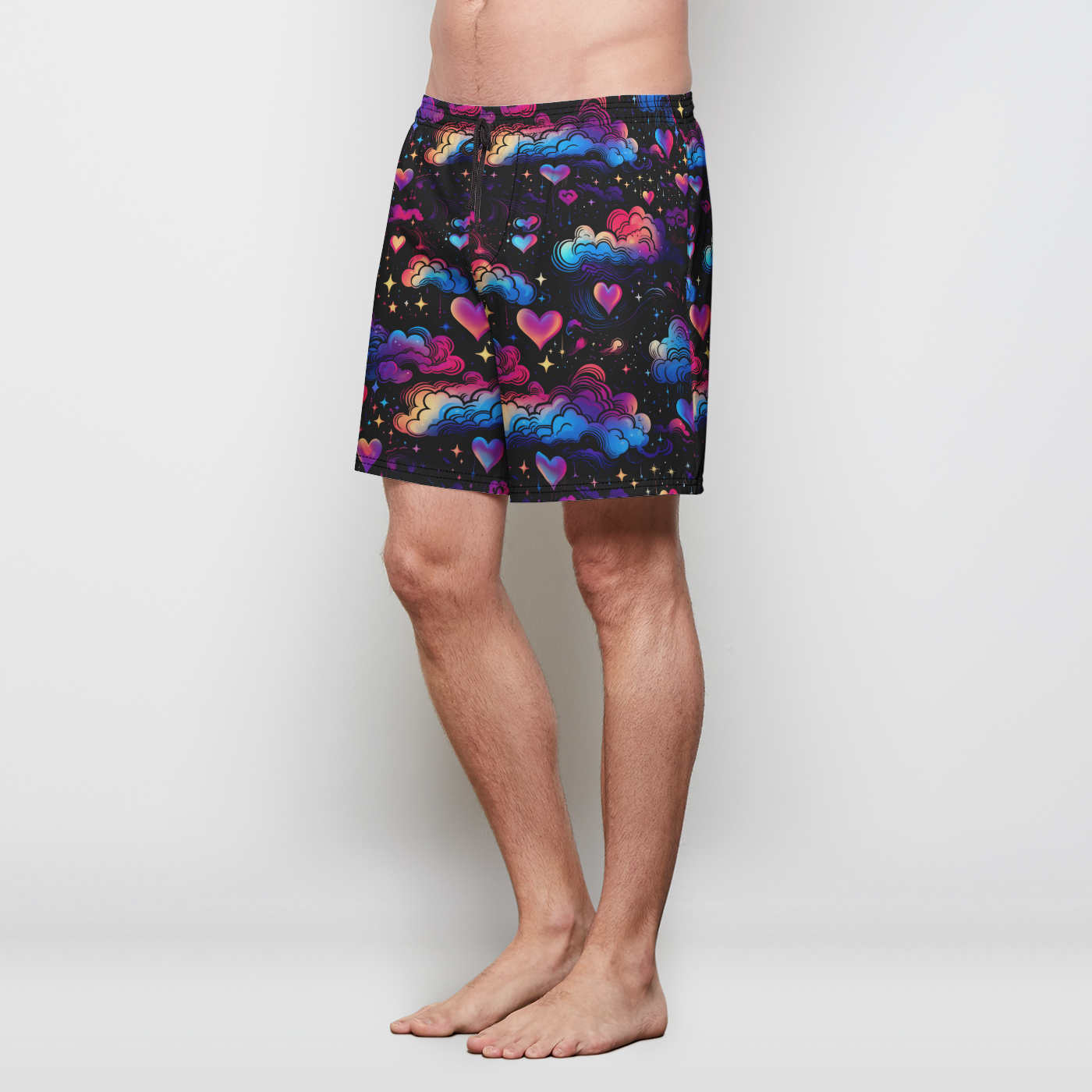 Twilight Heartglow Men's Swim Shorts