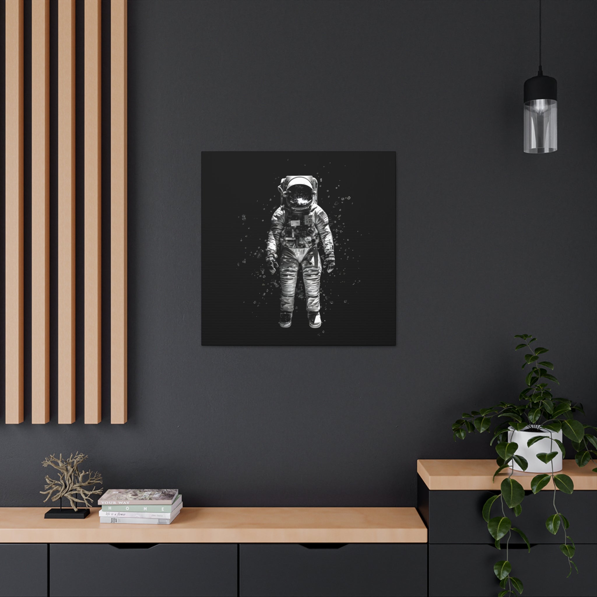 Astronaut Aesthetics Canvas Print Art