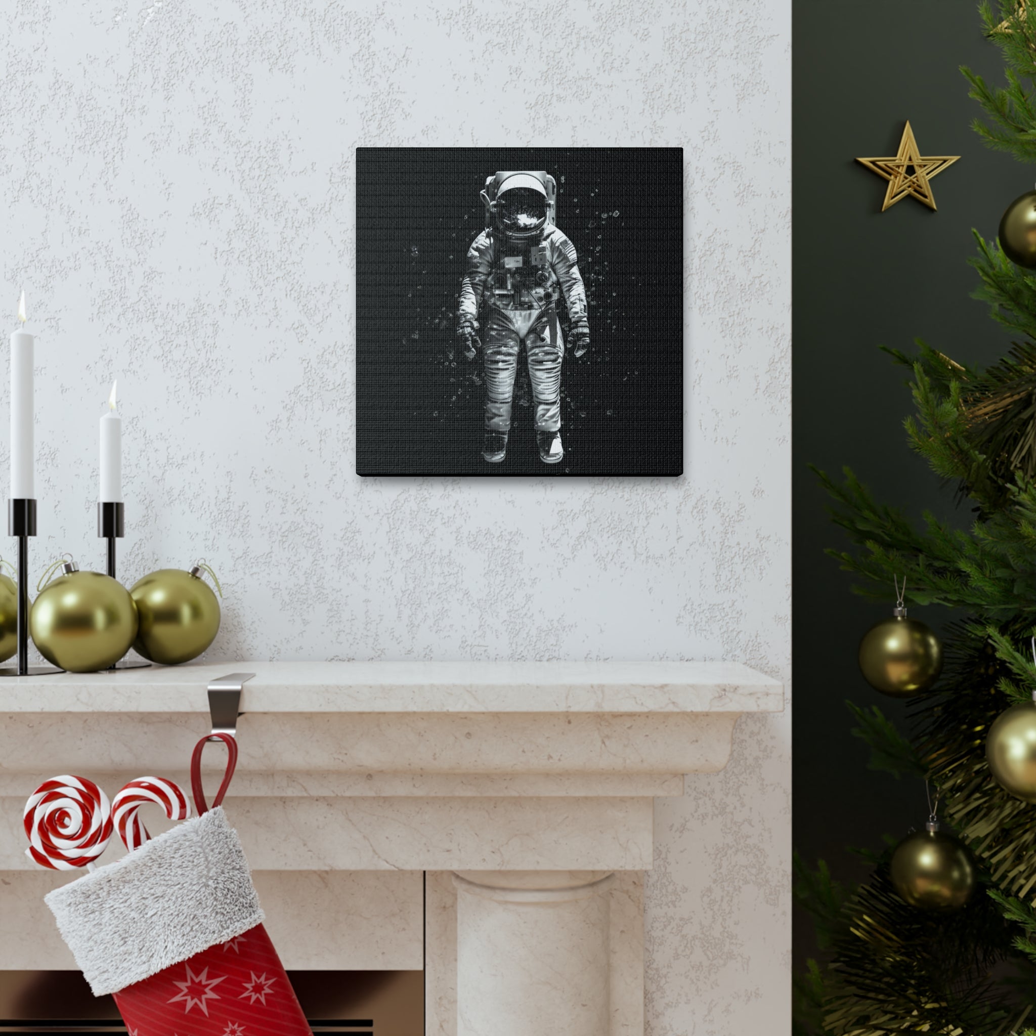 Astronaut Aesthetics Canvas Print Art