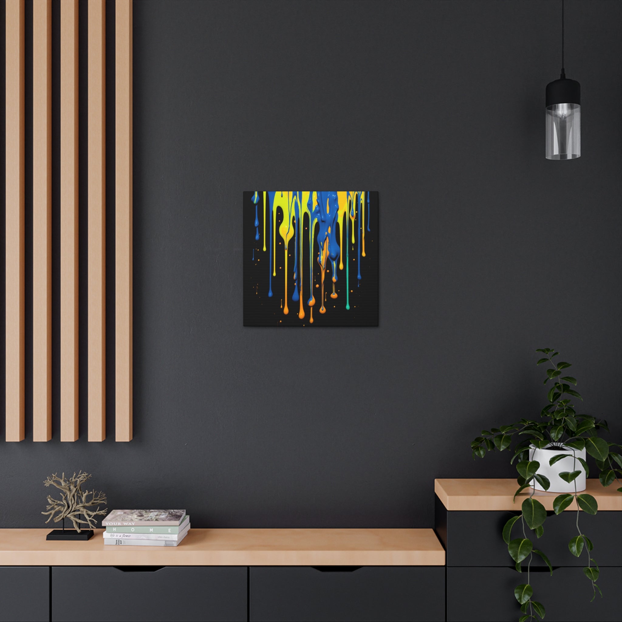 Mesmerizing Meltdown Canvas Print Art