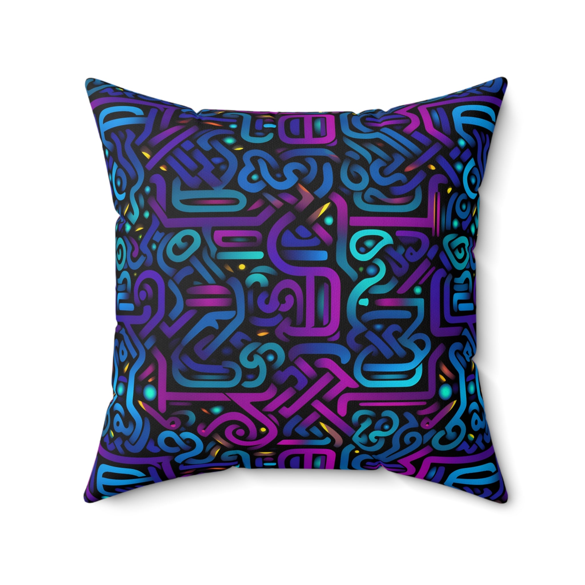 Divine Dodecahedron Square Pillow