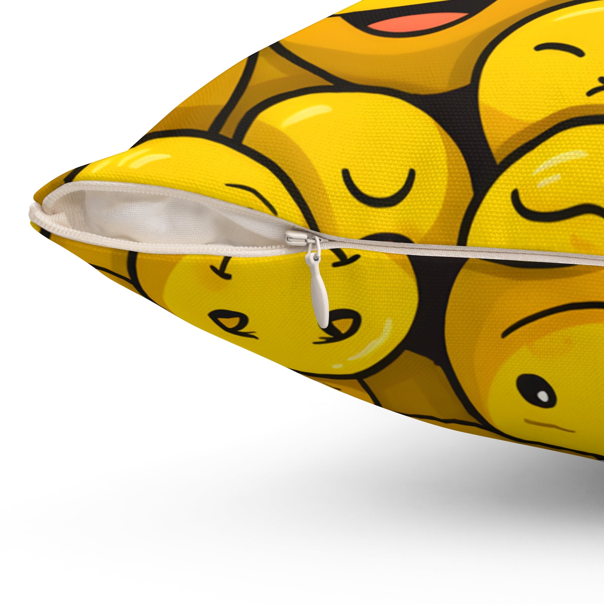 Smiley Shuffle Square Pillow