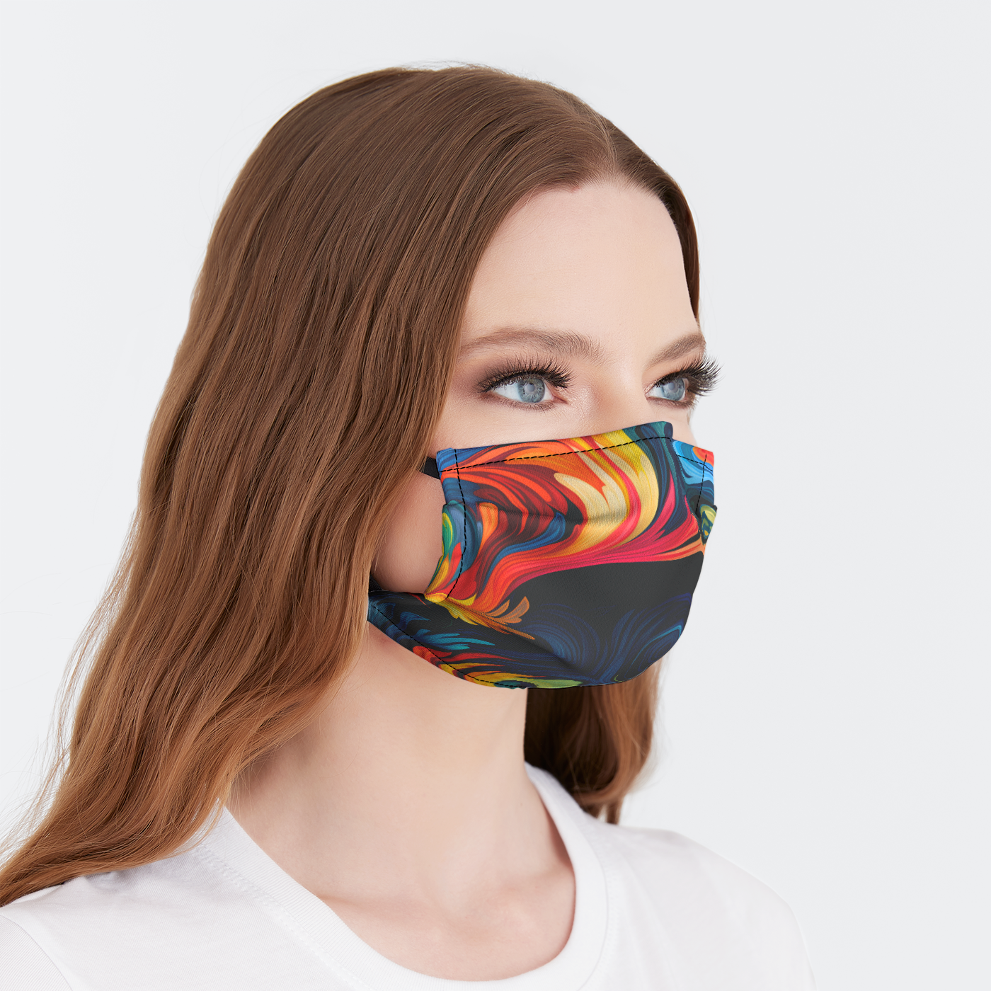 Technicolor Tranquility Face Mask