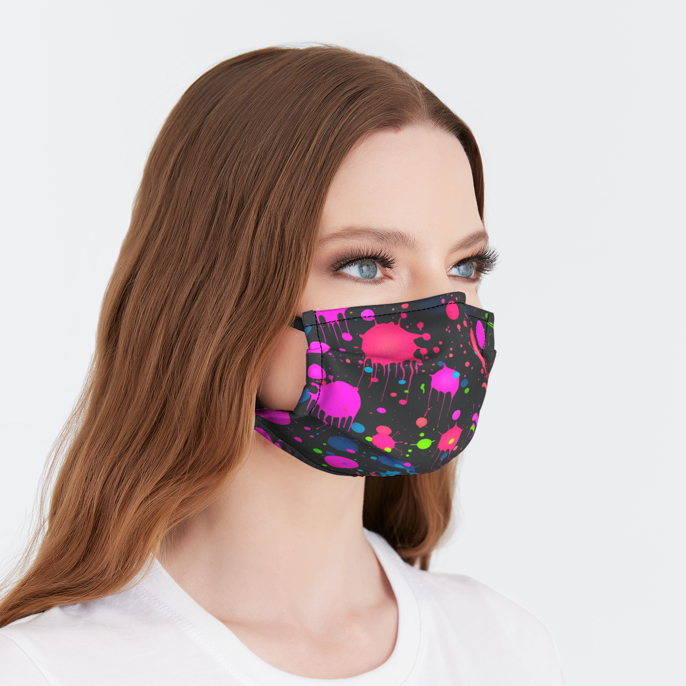 Neon Spark Face Mask