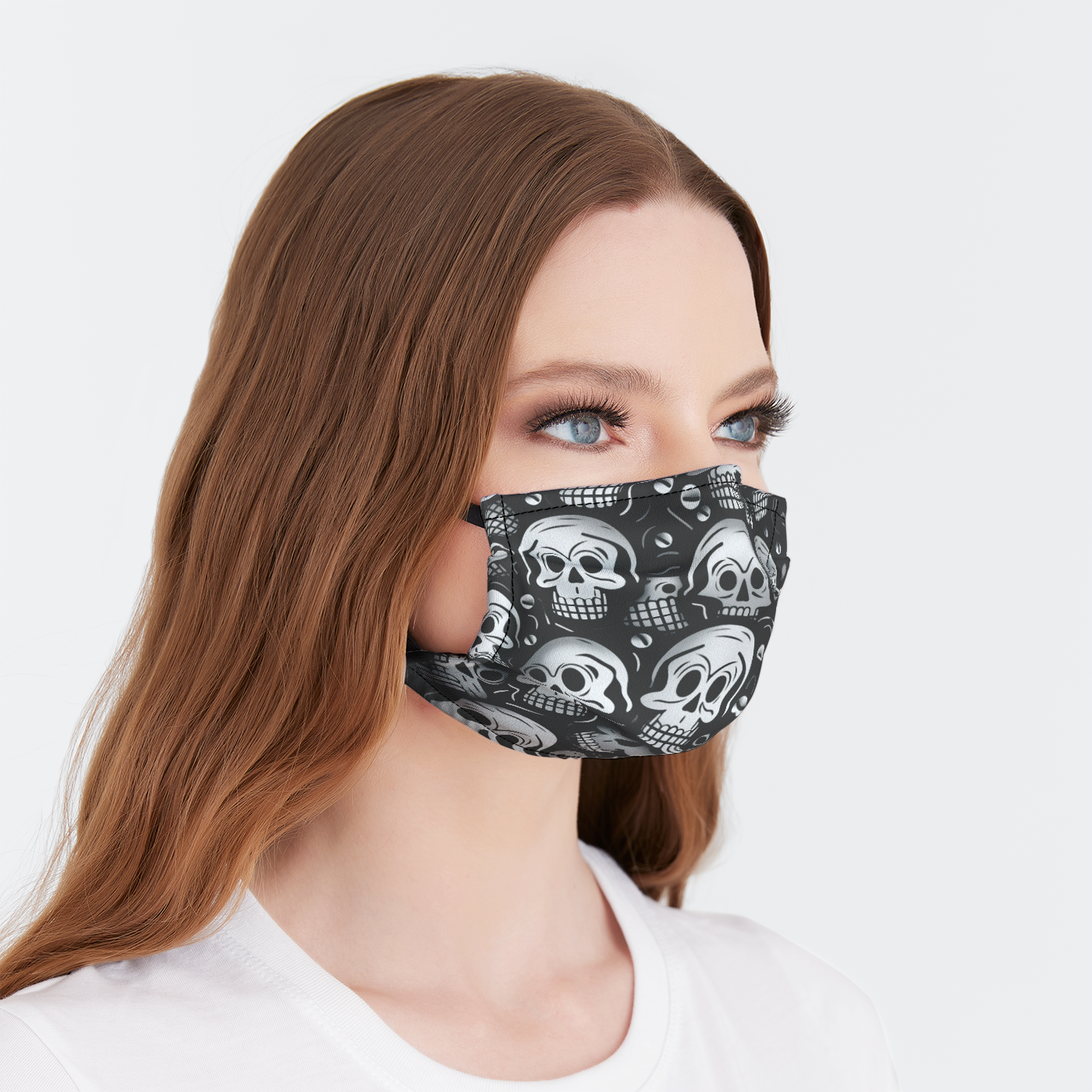 Cyber Skull Invasion Face Mask