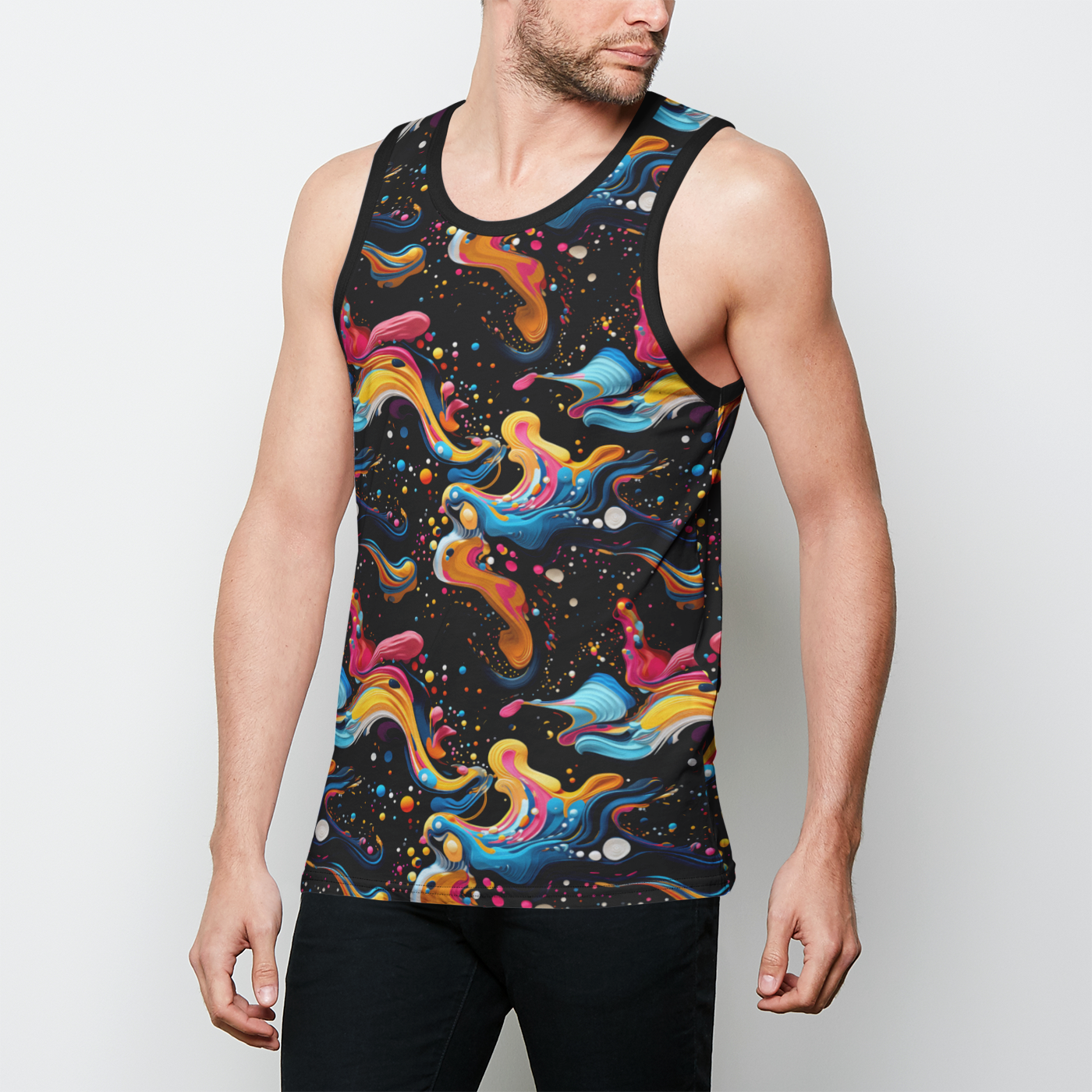 Trippy Tidal Wave Men's Tank