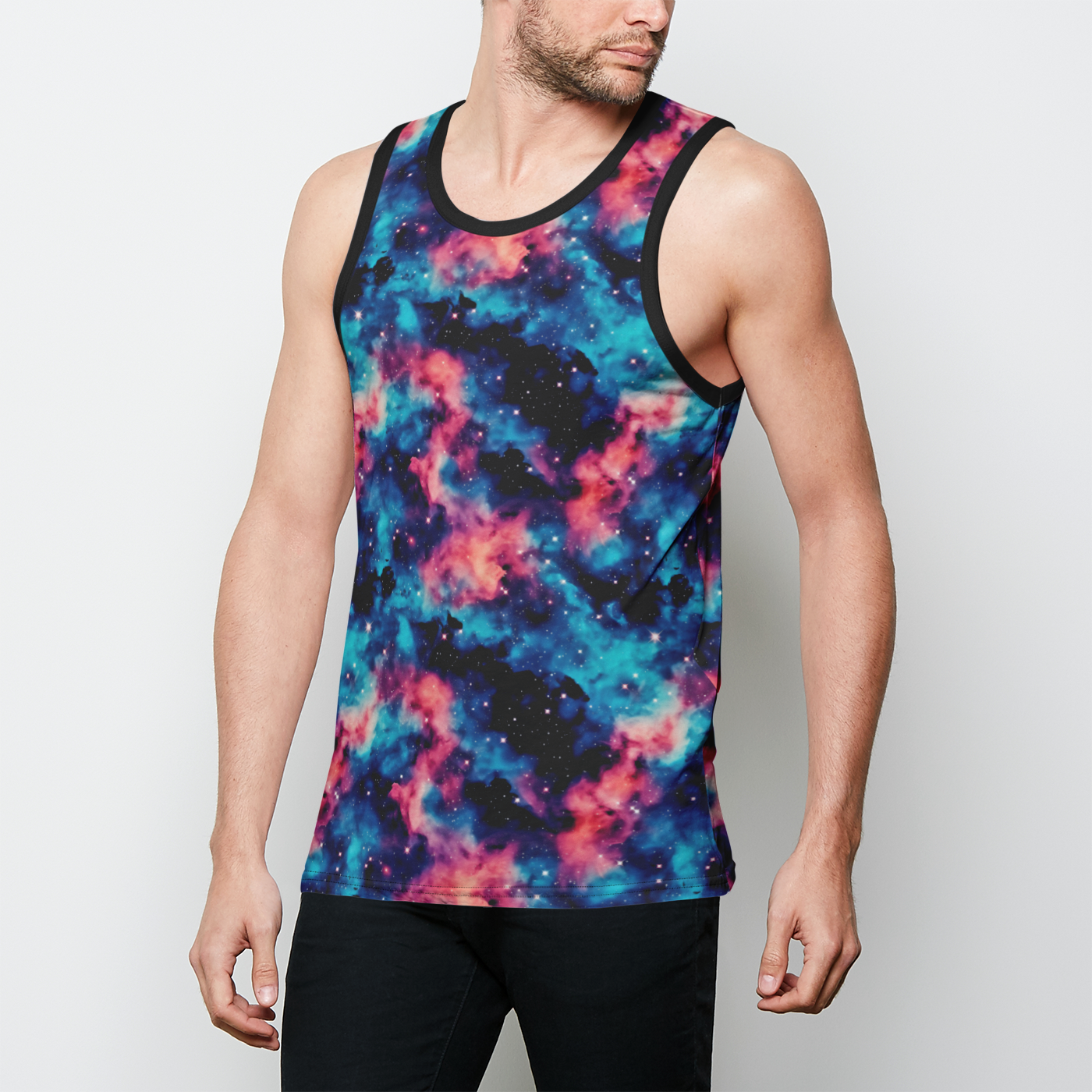 Spiral Galaxy Men's Tank