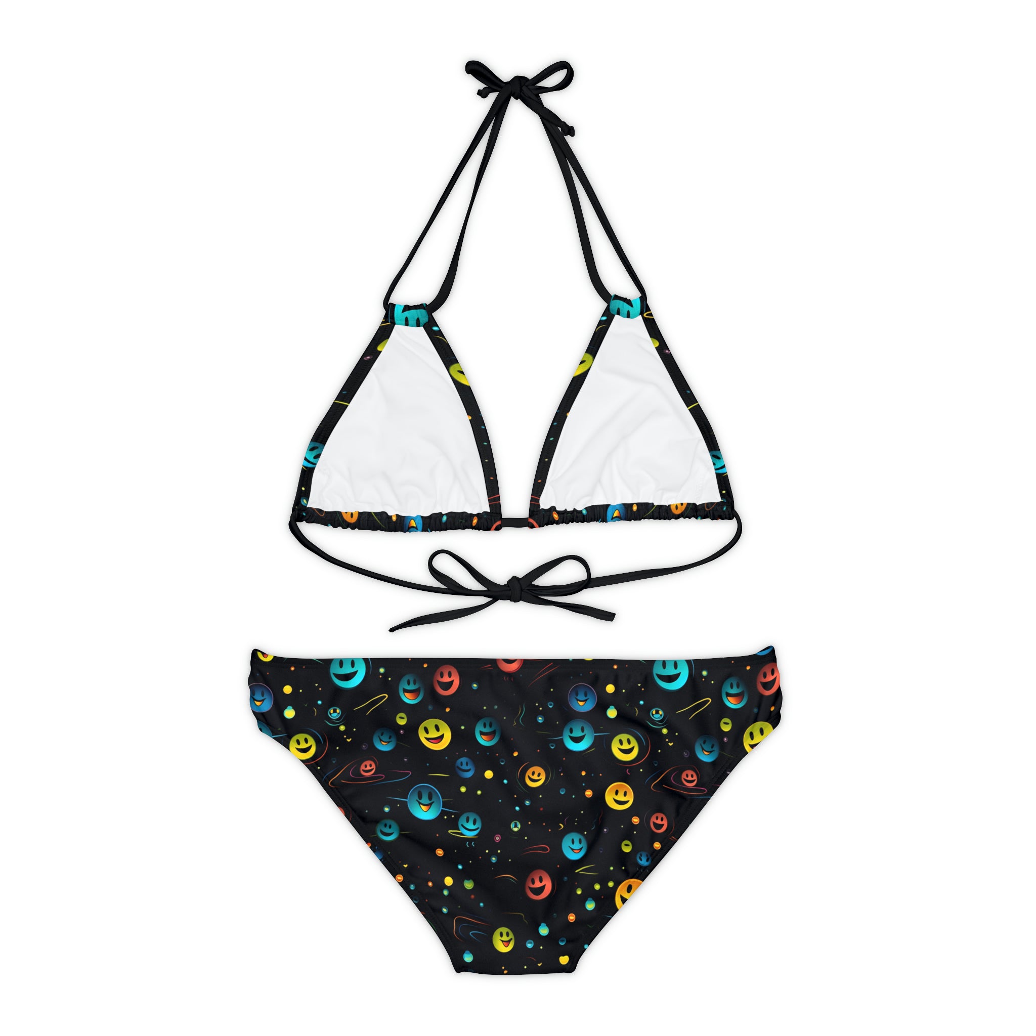 Smiley Salsa Strap Bikini Set