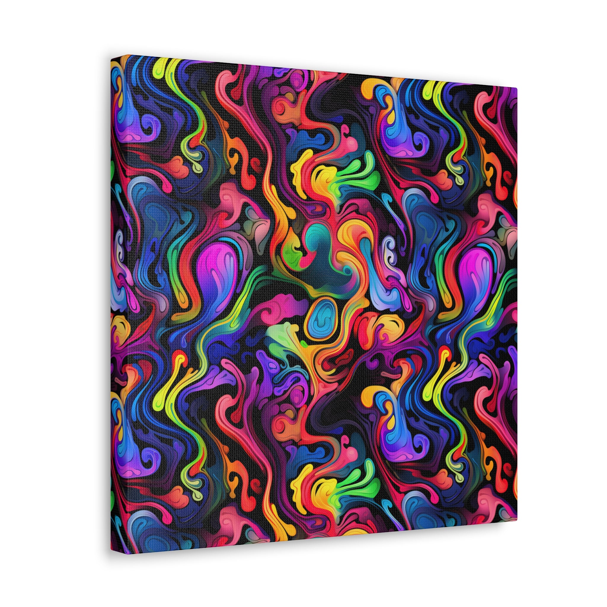 Psychedelic Whirlwind Canvas Print Art