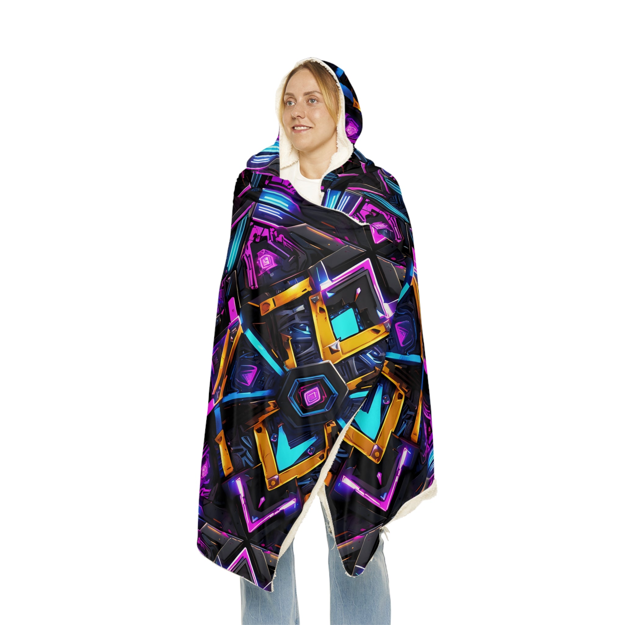 Vibrant Vertex Snuggle Blanket