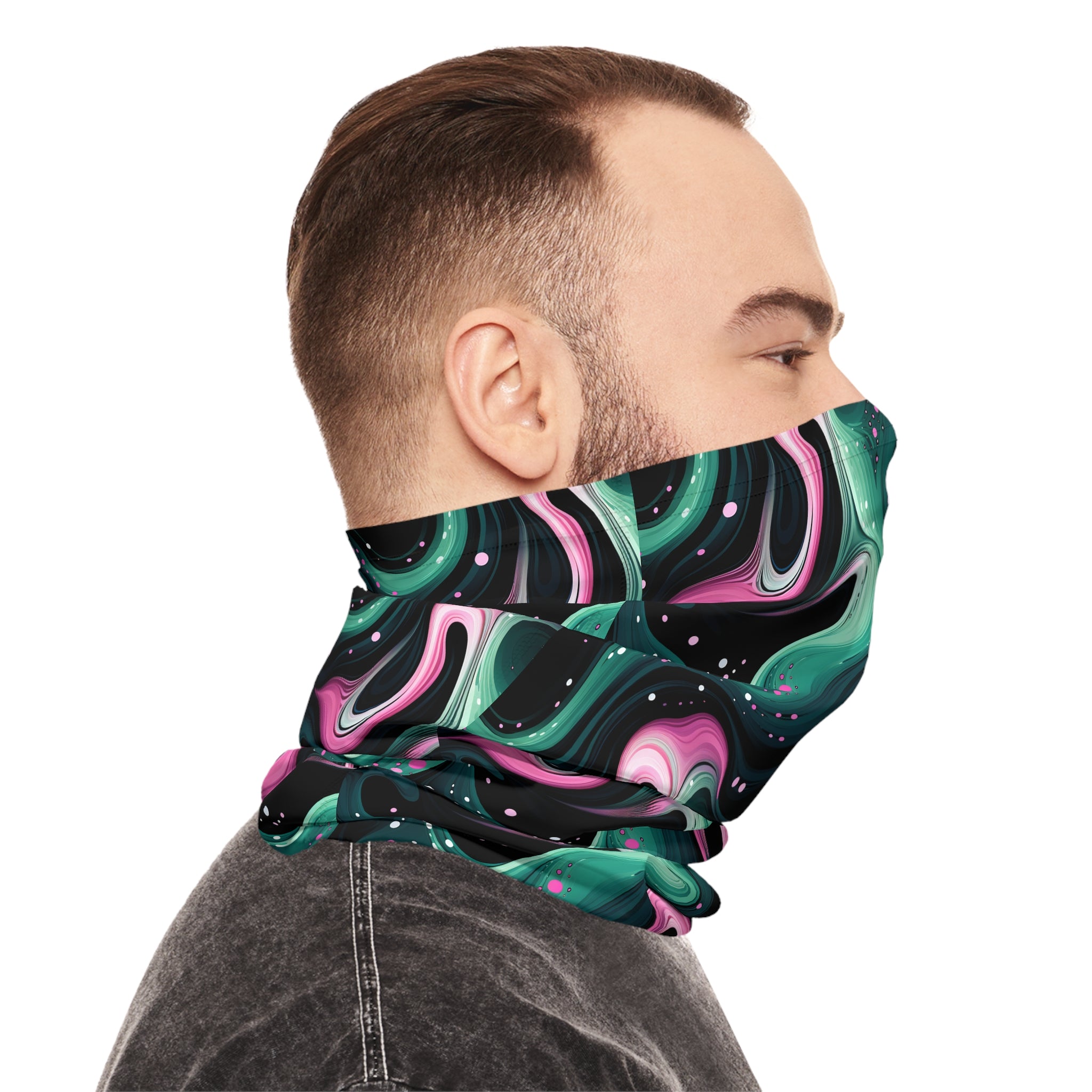 Electric Swirls Bandana Rave Mask