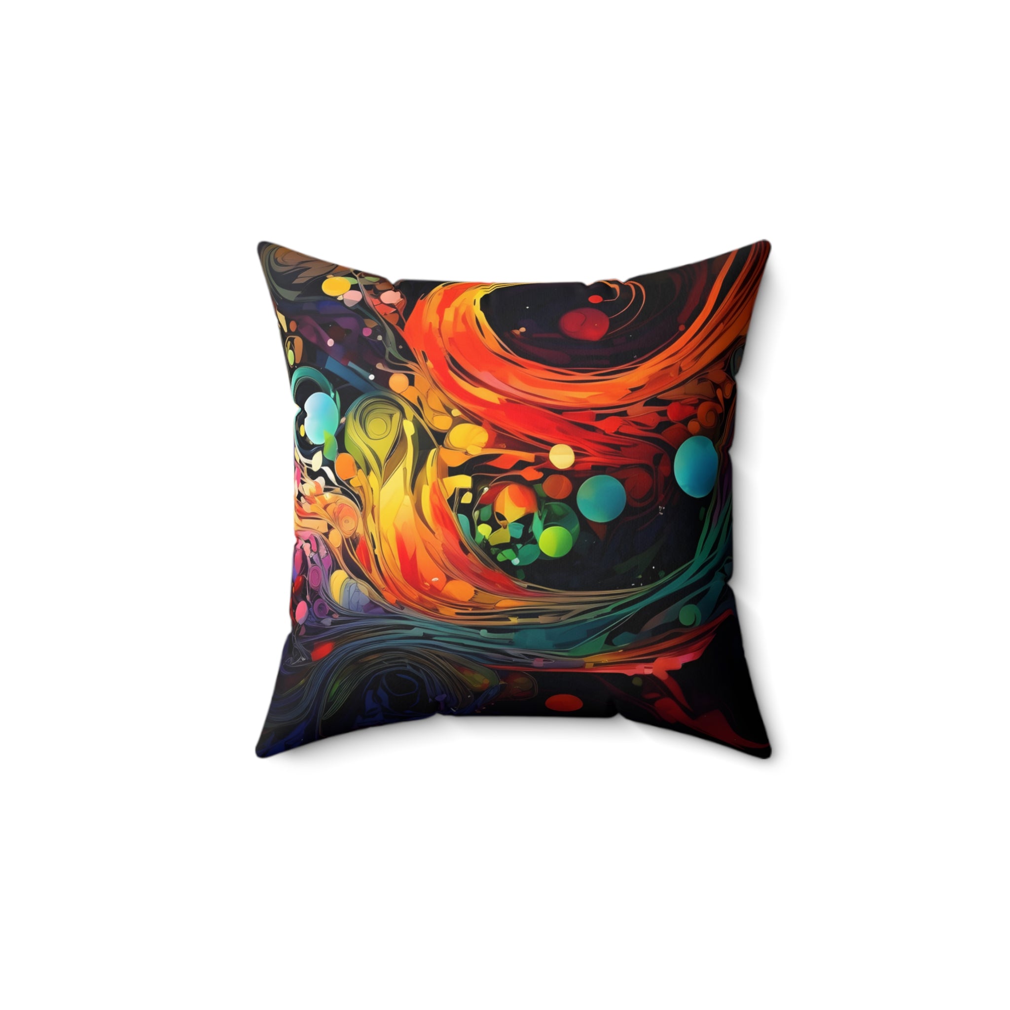 Technicolor Trip Square Pillow