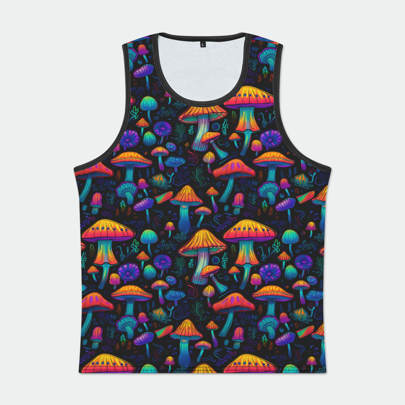 Neon Nostalgia Fungi Men's Tank