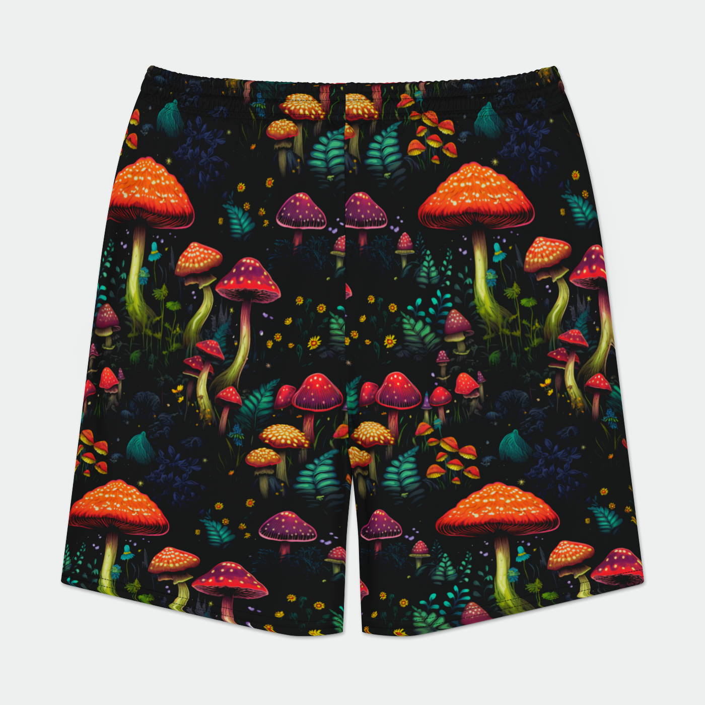 Psychedelic Fungi Frenzy Men's Shorts