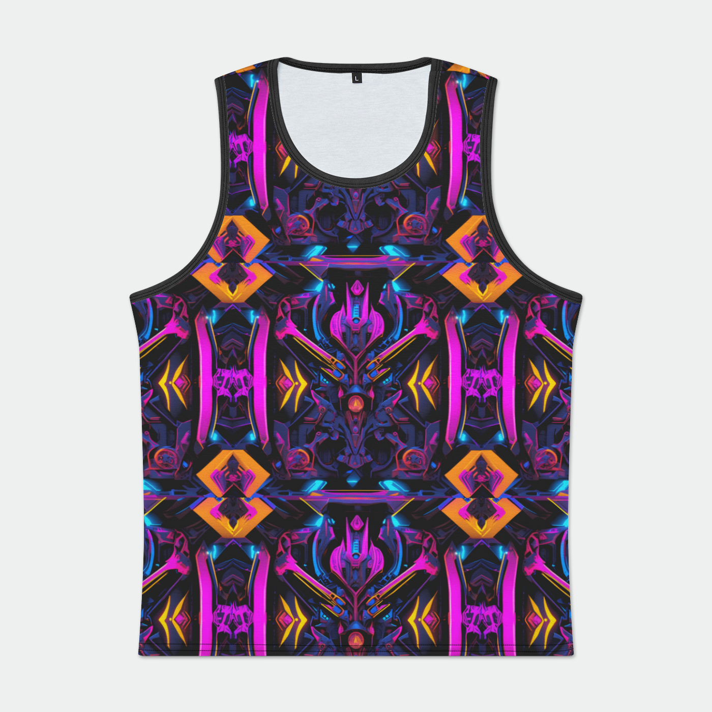 Neon Polygon Men's Tank