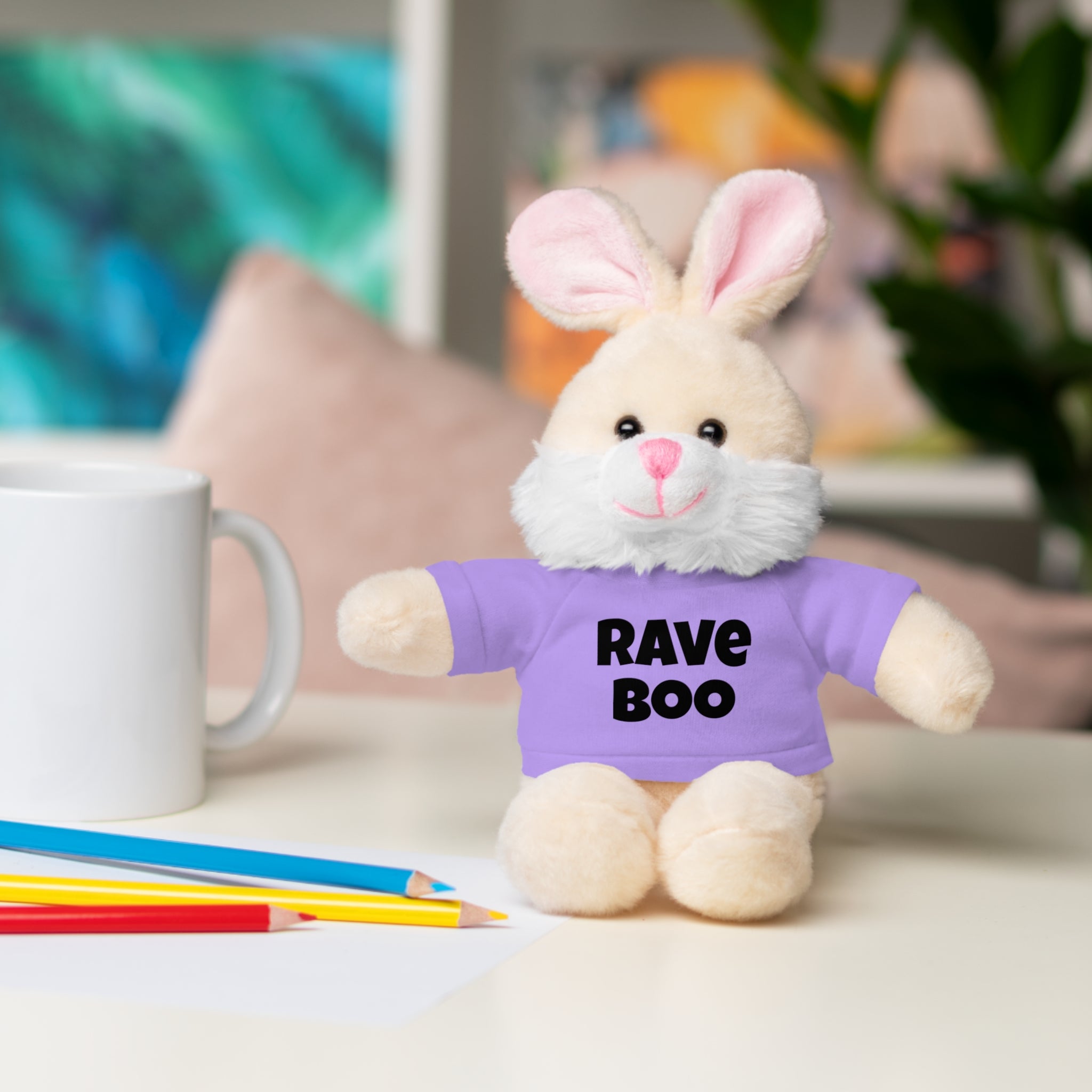 Copy of Copy of Copy of Copy of Best Rave Mom Stuffed Animal with Tee