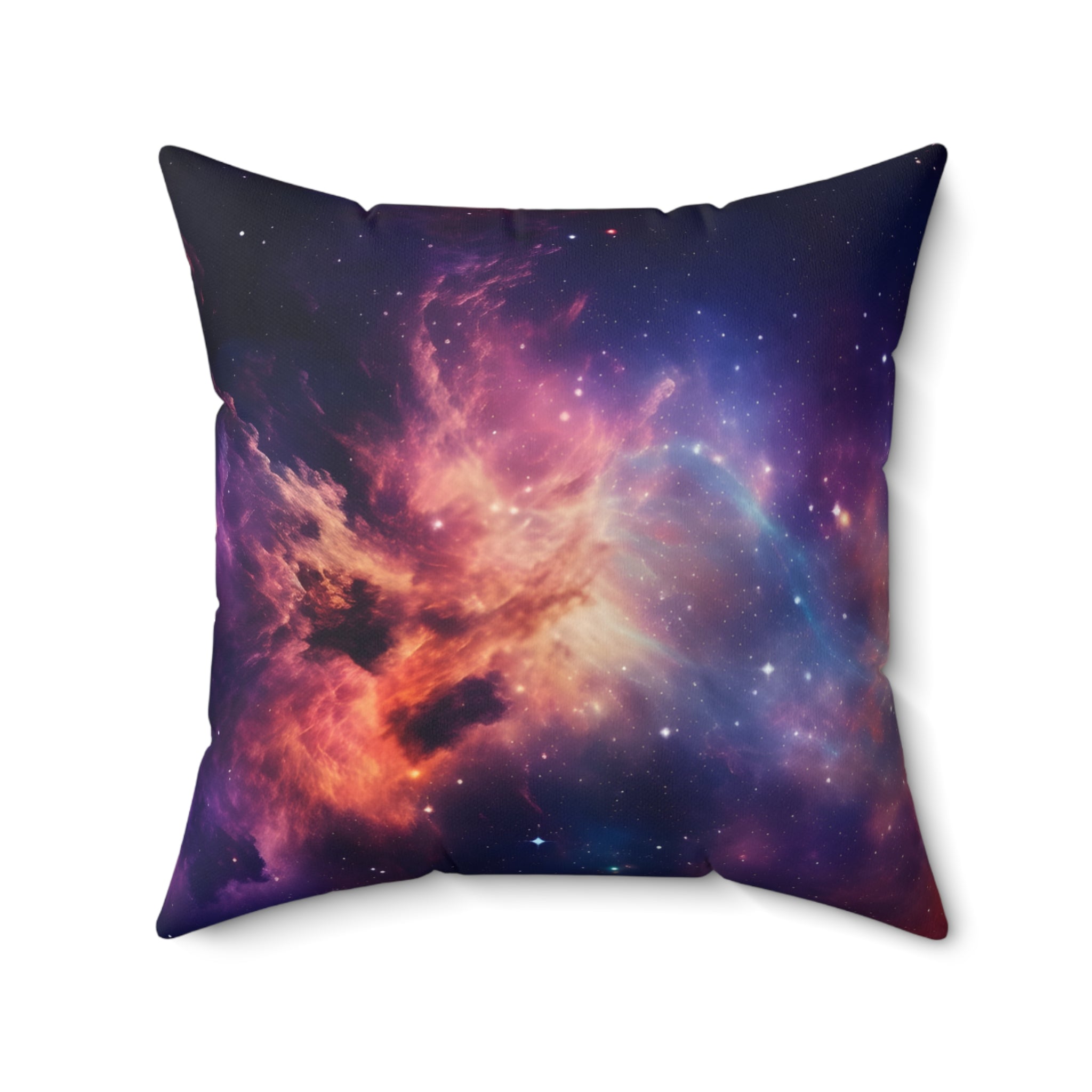 Galactic Glimmer Square Pillow