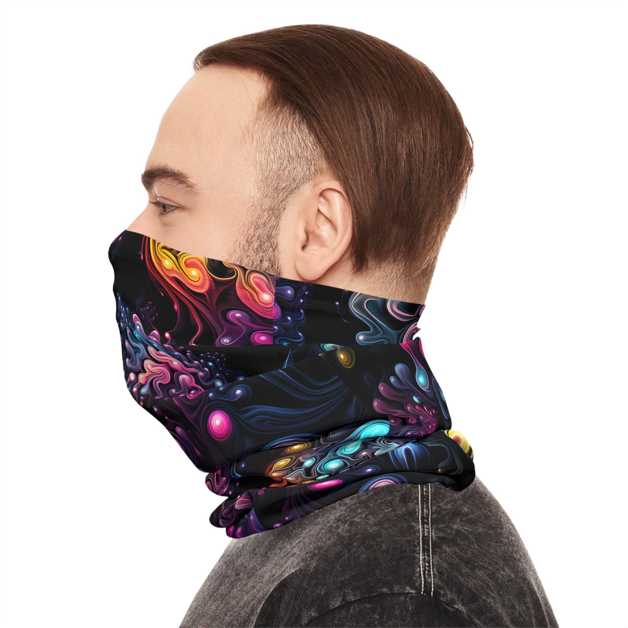 Kaleidoscopic Kinesis Bandana Rave Mask