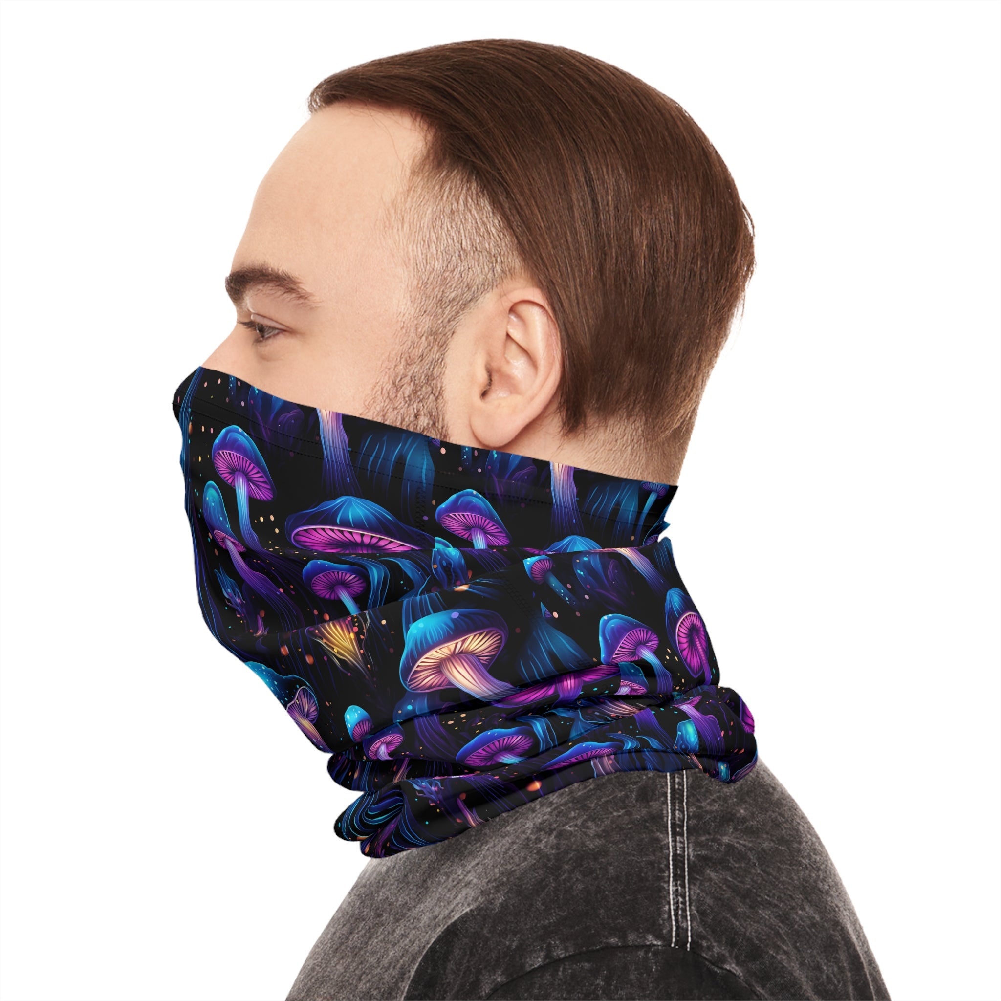 Electric Mushroom Dream Bandana Rave Mask