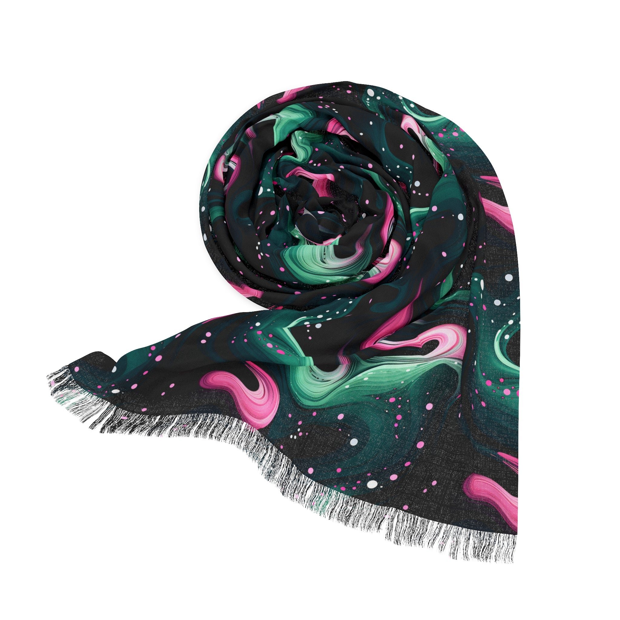 Electric Swirls Light Rave Scarf